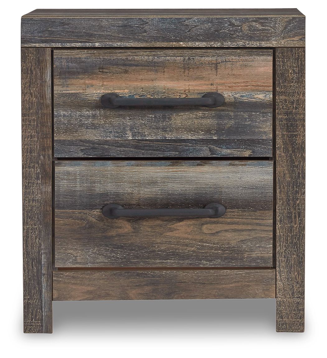 Drystan - Brown / Beige - Two Drawer Night Stand - Urban Living Furniture (Los Angeles, CA)