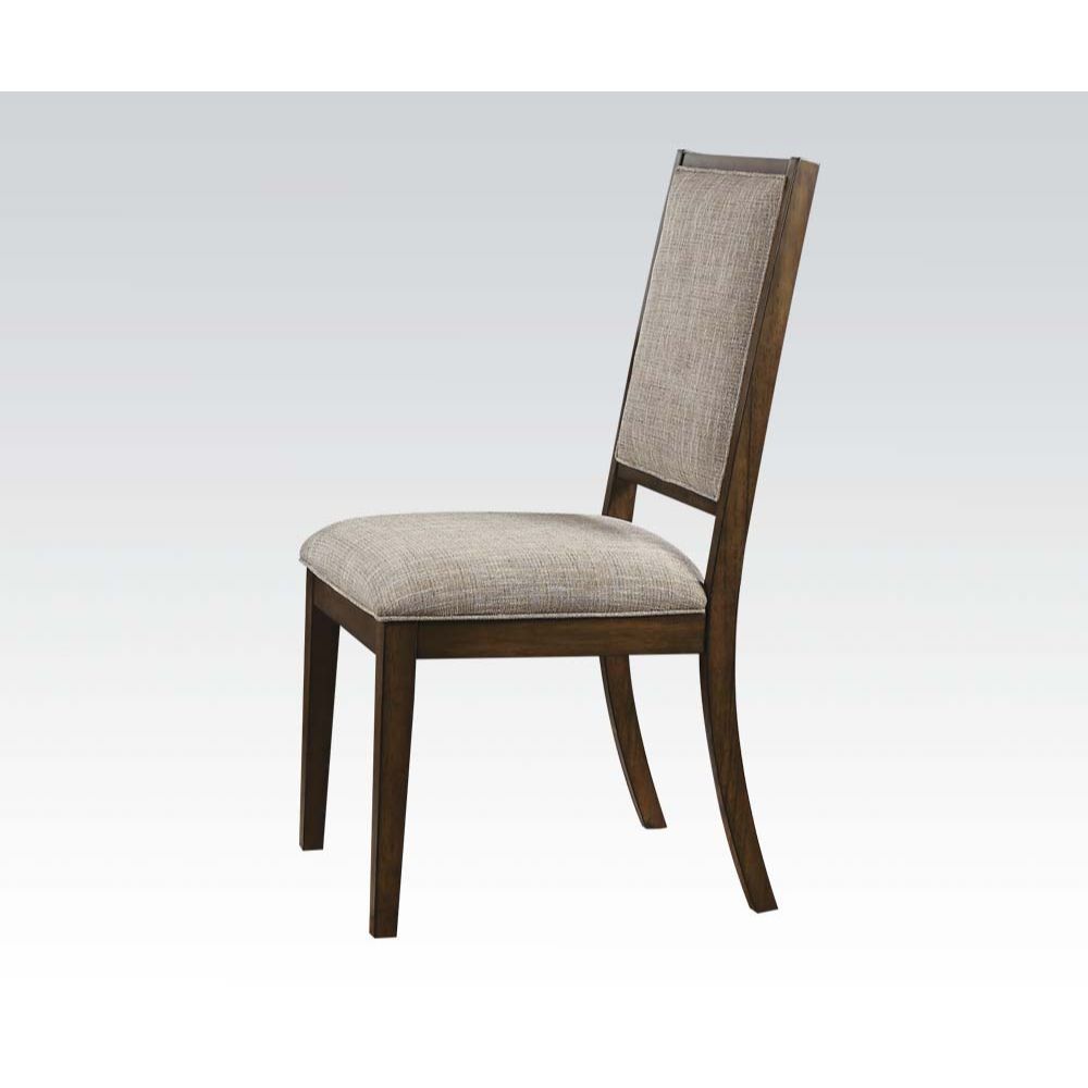 Aurodoti - Side Chair (Set of 2) - Fabric & Oak - Urban Living Furniture (Los Angeles, CA)