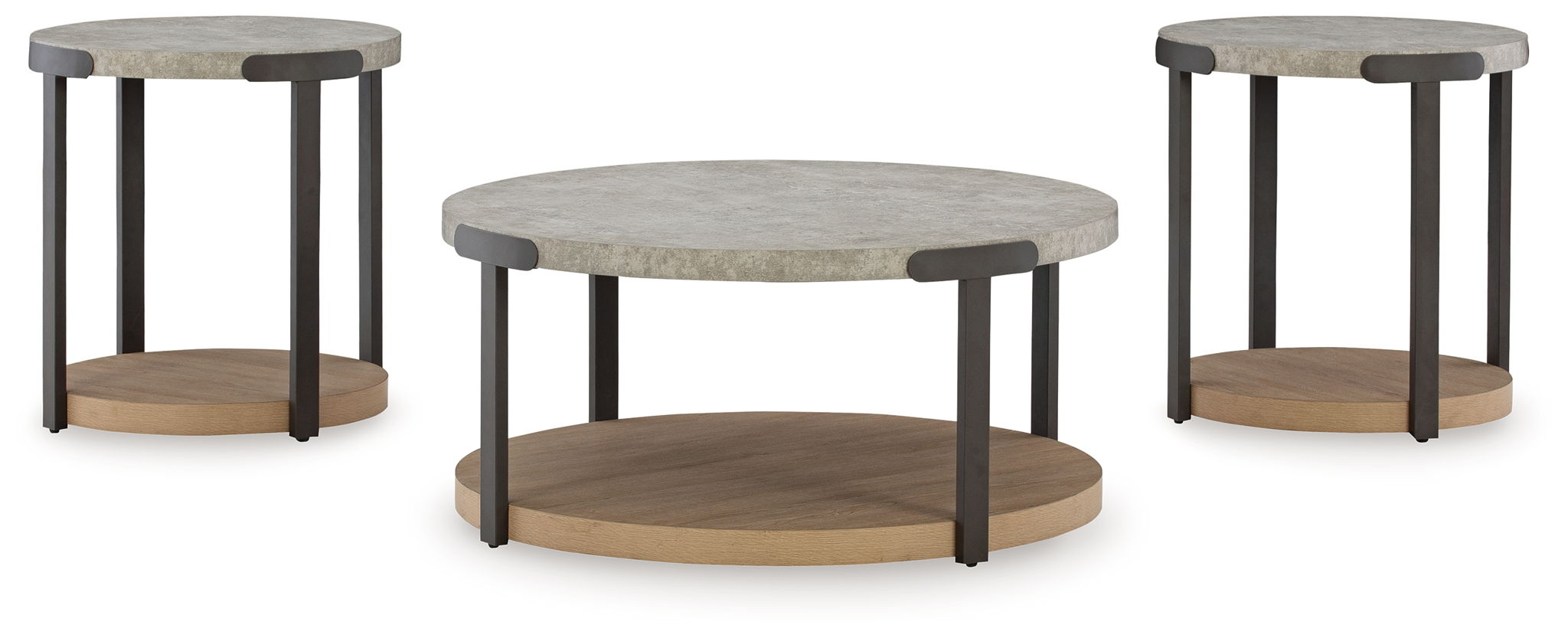 Darthurst - Light Brown - Occasional Table Set (Set of 3) - Urban Living Furniture (Los Angeles, CA)