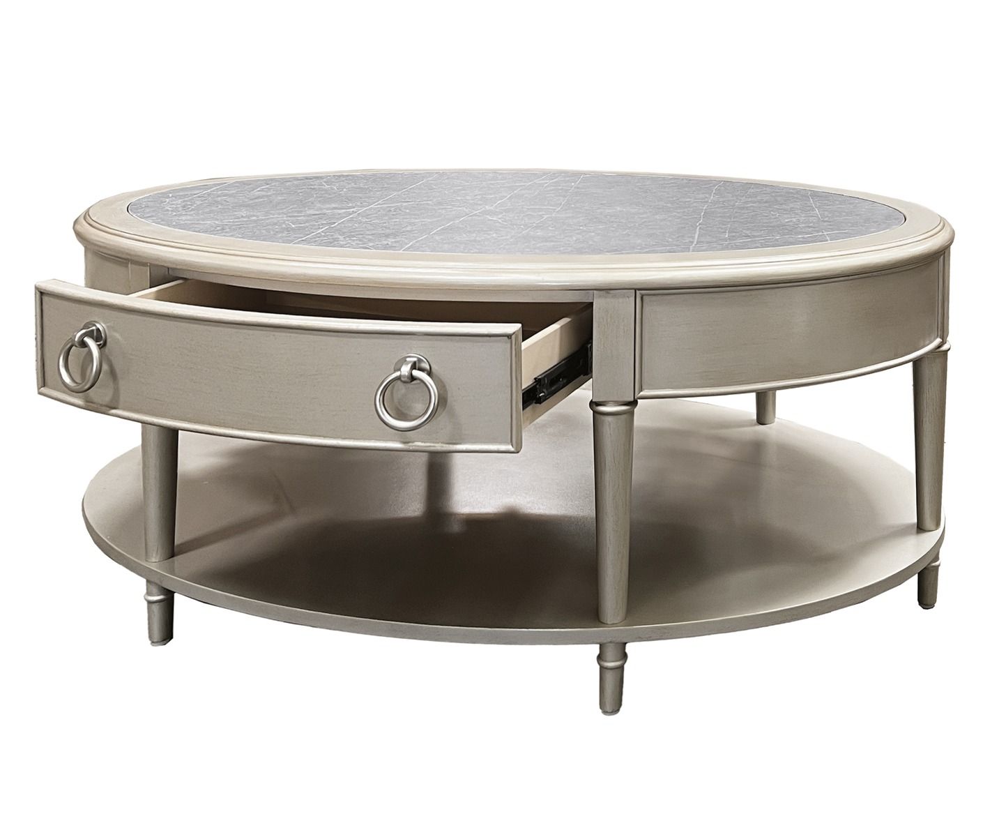 Kasa - Coffee Table - Sintered Stone Top & Champagne - Urban Living Furniture (Los Angeles, CA)