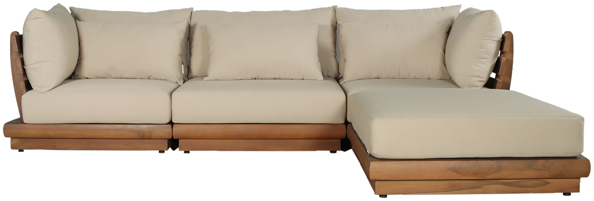 Mirella - 4 Piece Water Resistant Fabric Outdoor Patio Modular Sectional - Urban Living Furniture (Los Angeles, CA)