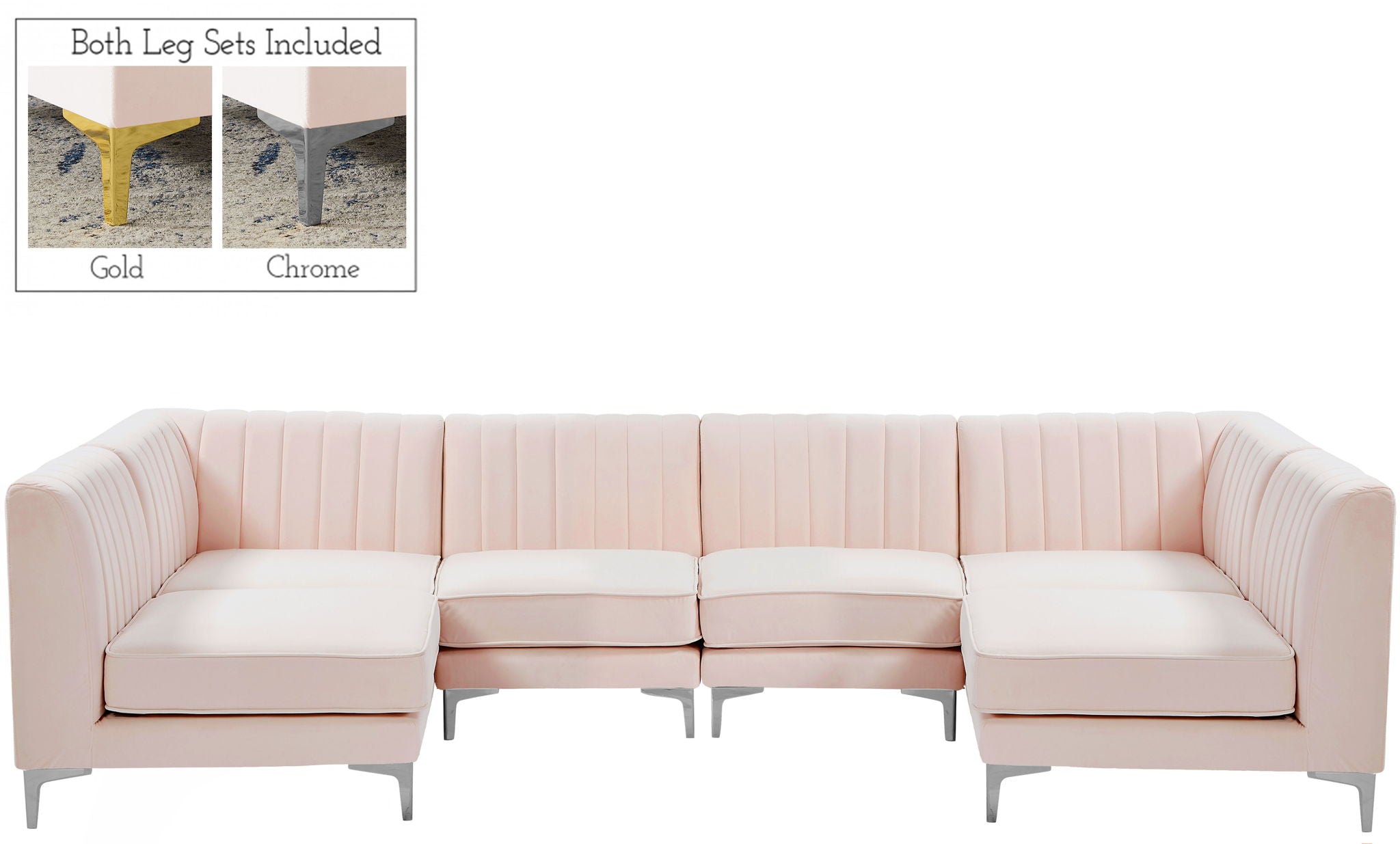 Alina - 6 Piece Modular U-Shaped Sectional - Urban Living Furniture (Los Angeles, CA)