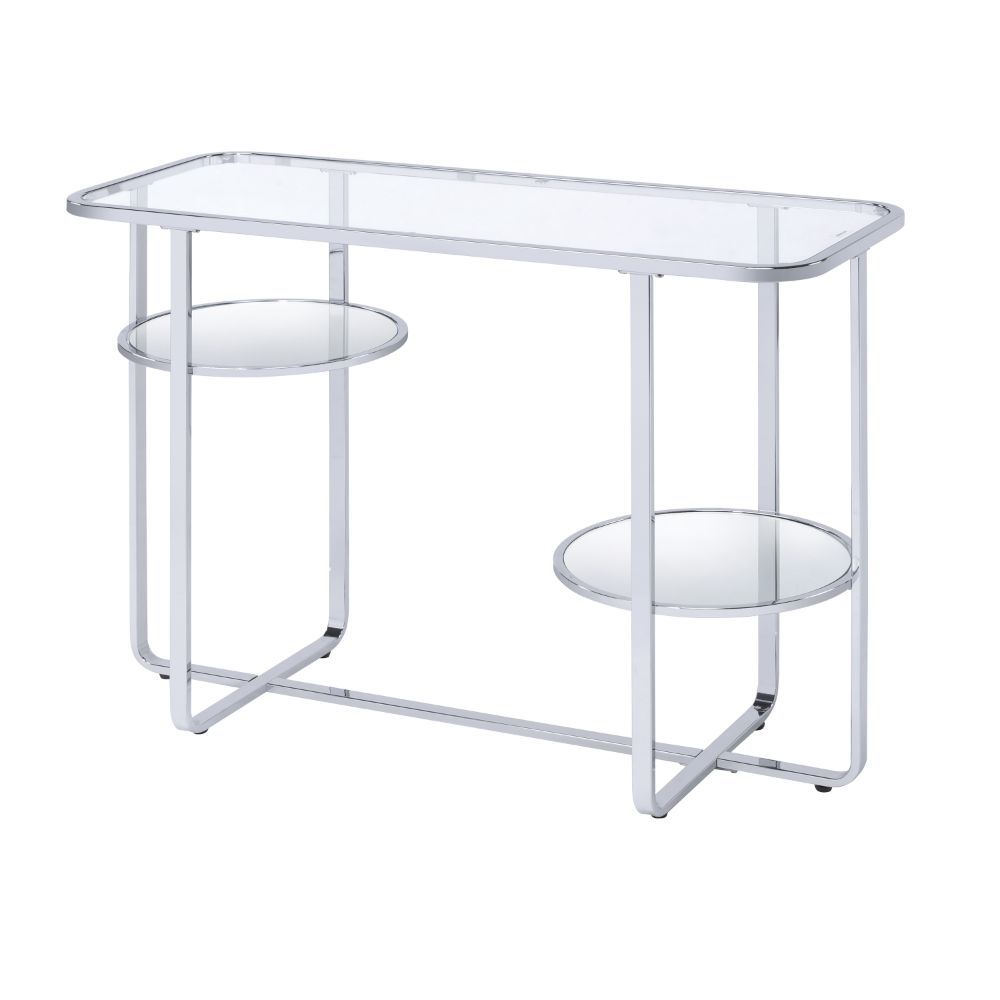 Hollo - Sofa Table - Chrome & Glass - Urban Living Furniture (Los Angeles, CA)