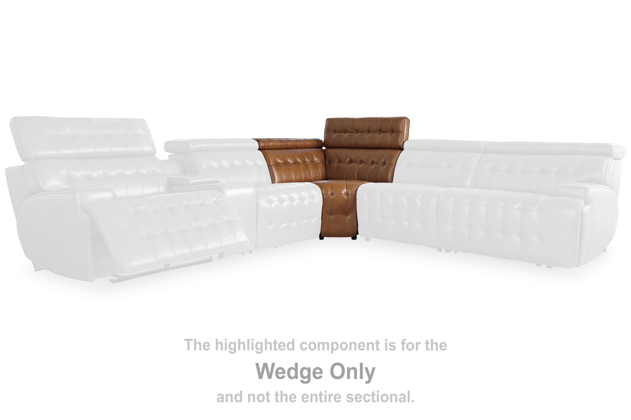 Temmpton - Chocolate - Wedge With Manual Headrest - Urban Living Furniture (Los Angeles, CA)