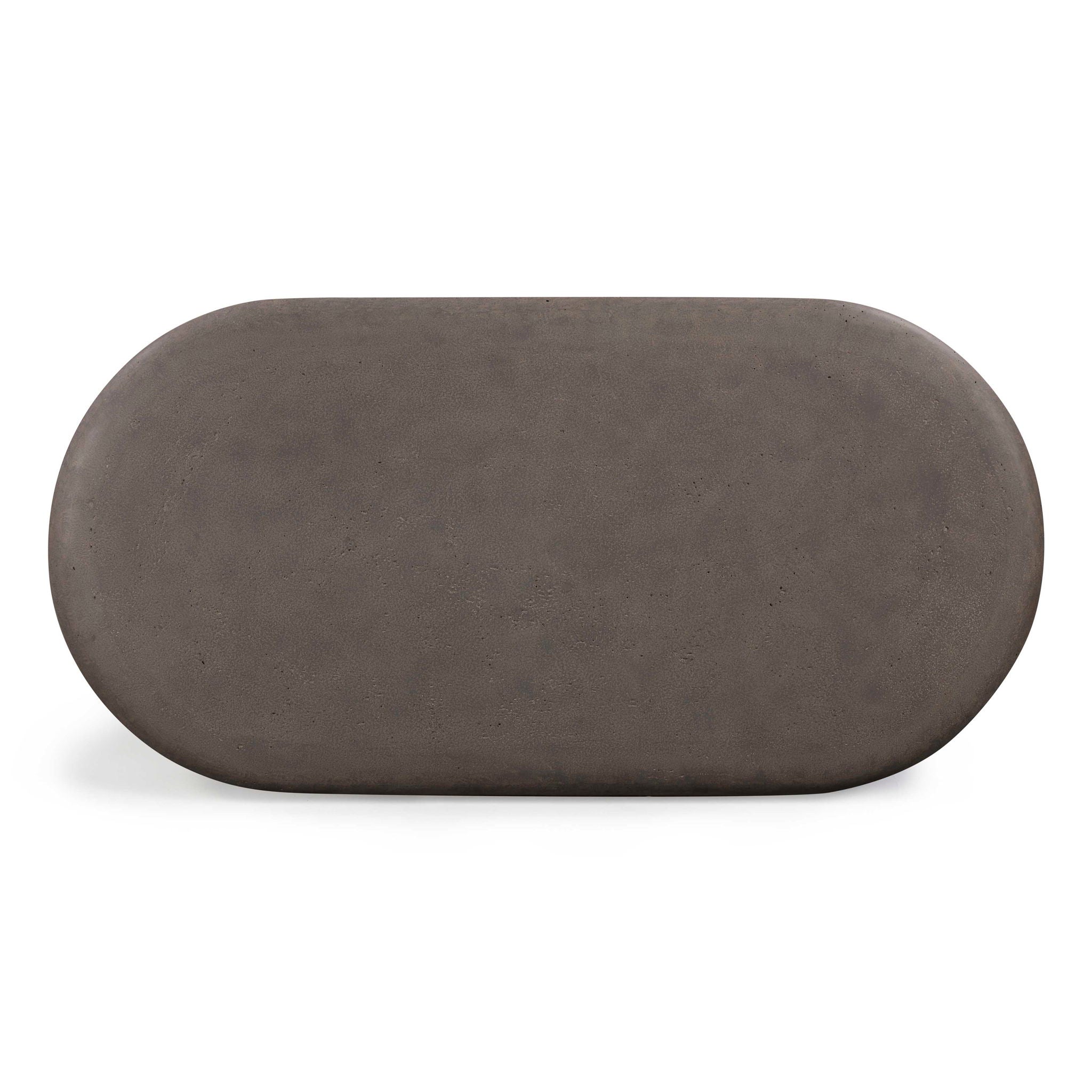 Surraya - Concrete Rounded Coffee Table