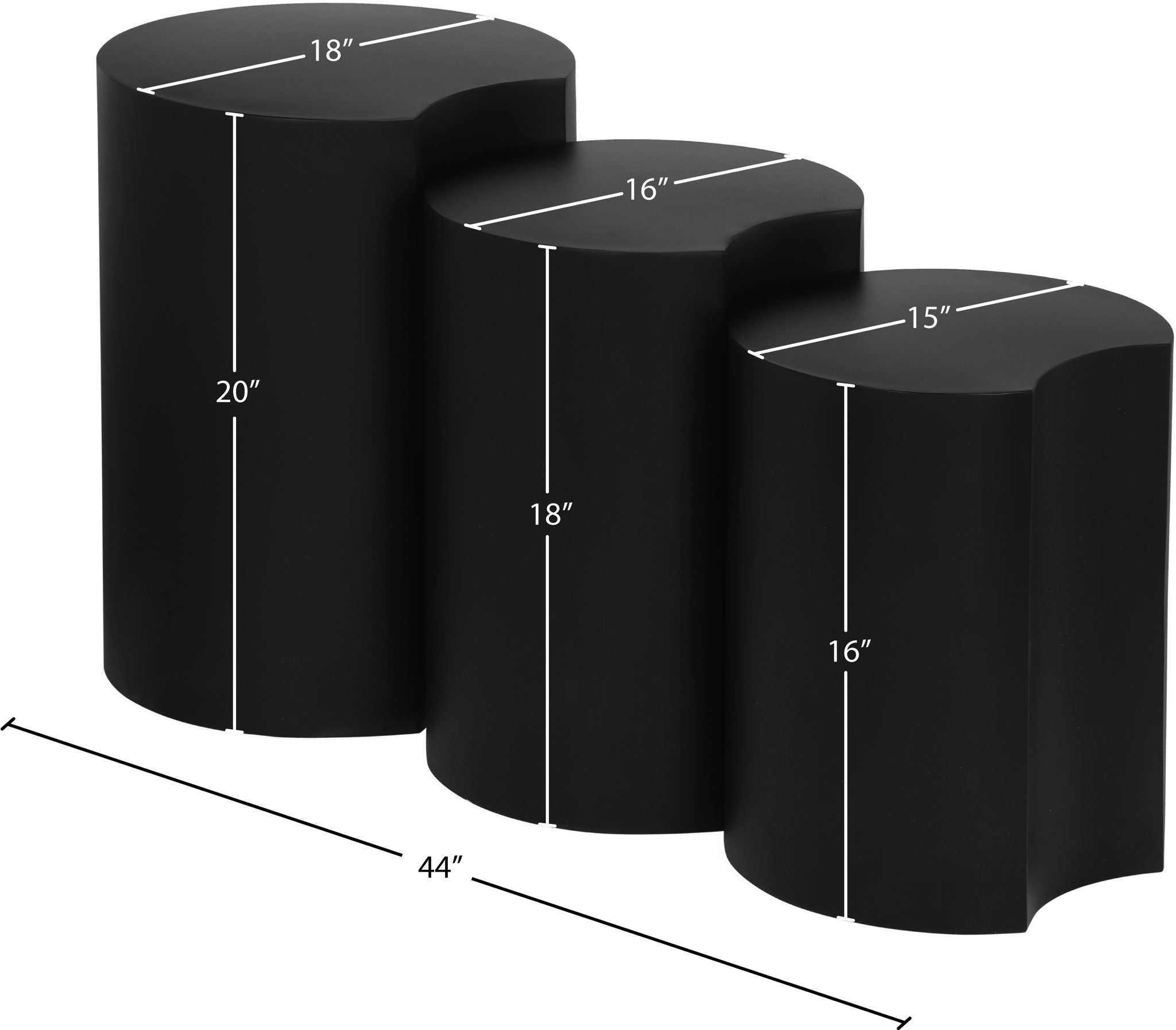 Dimple - 3 Piece Modular End Table - Urban Living Furniture (Los Angeles, CA)