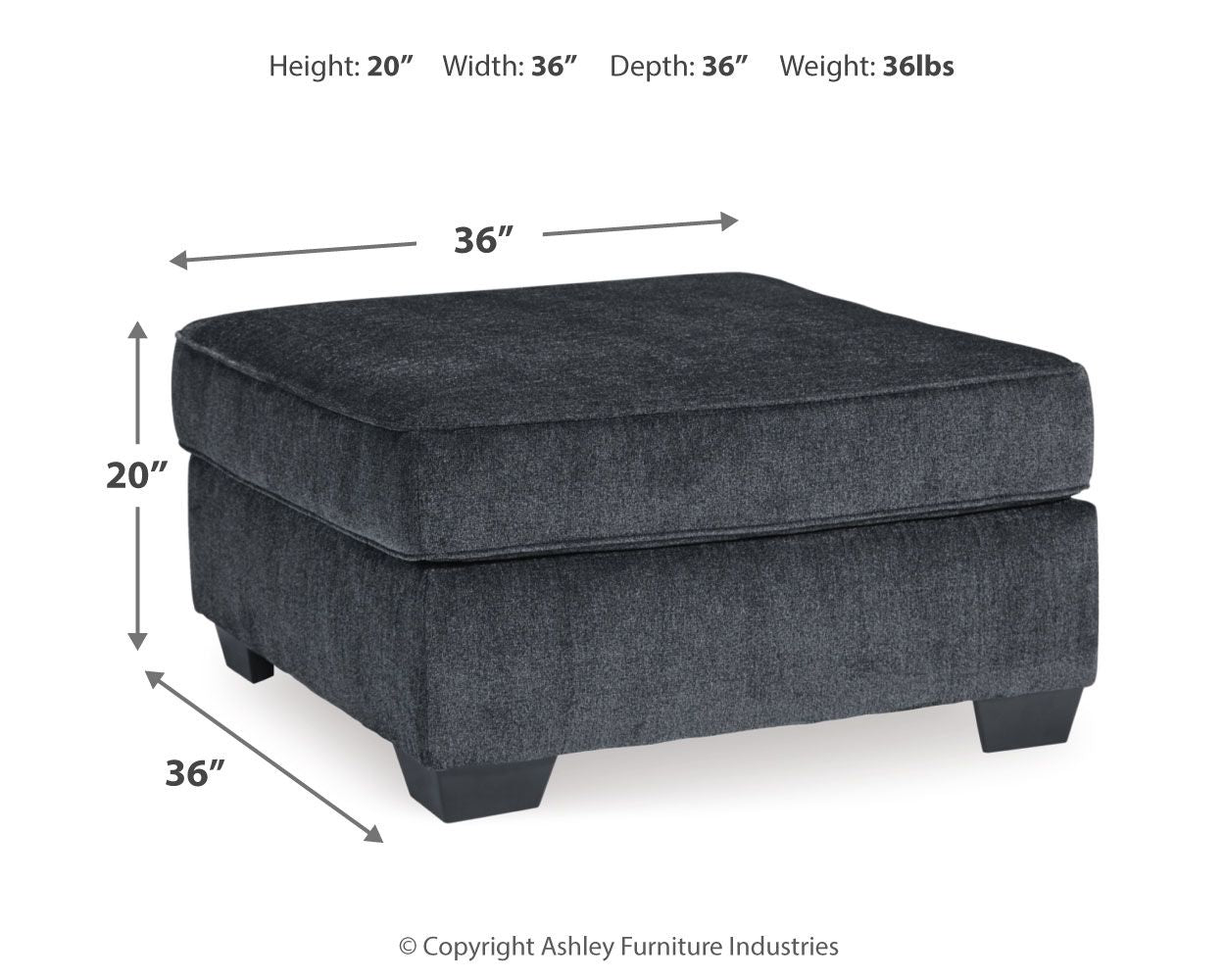 Altari - Accent Ottoman - Urban Living Furniture (Los Angeles, CA)