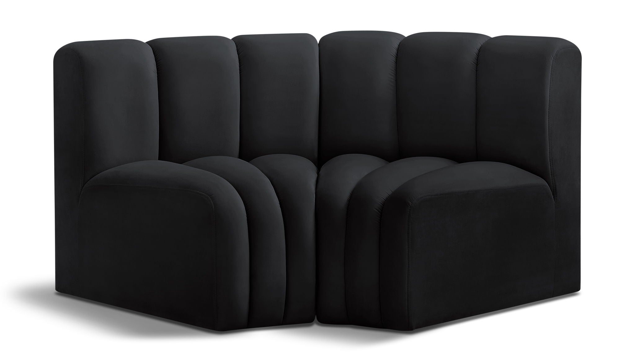 Arc - Velvet 2 Piece Modular Sofa - Urban Living Furniture (Los Angeles, CA)
