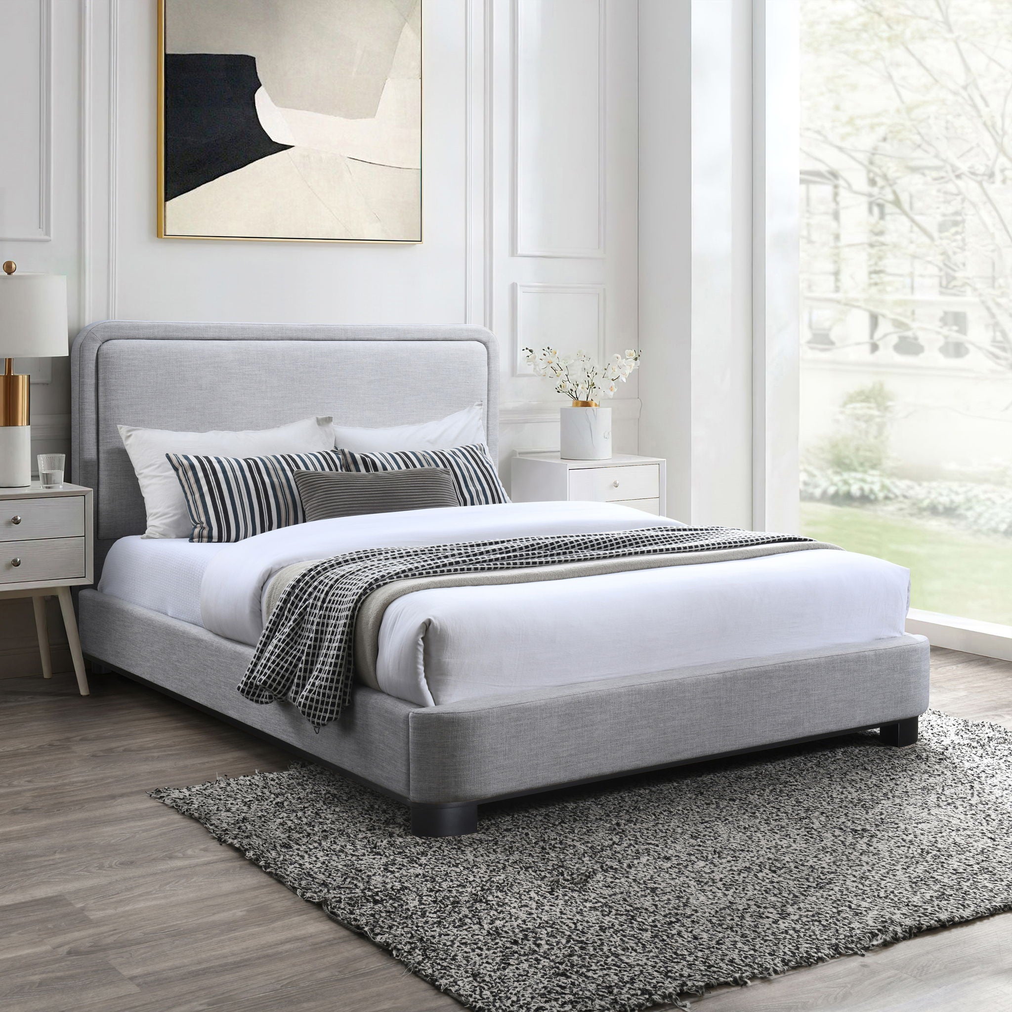 Nolita - Bed With Black Base - Urban Living Furniture (Los Angeles, CA)