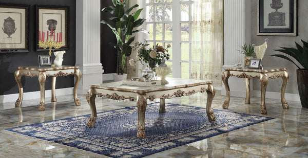 Dresden - Coffee Table - Gold Patina & Bone - Urban Living Furniture (Los Angeles, CA)