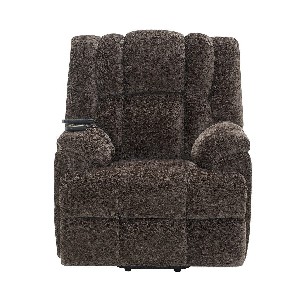 Pacay - Power Recliner With Lift & Heating & Massage - Brown - Urban Living Furniture (Los Angeles, CA)