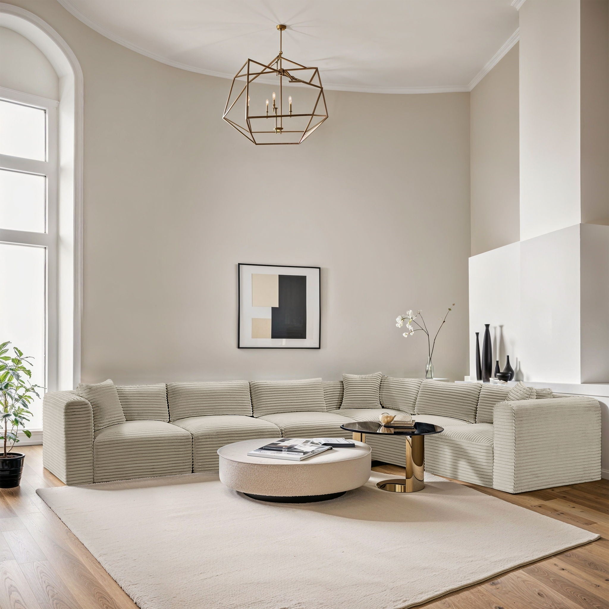 Shaggy - 6 Piece Modular Corner Sectional - Urban Living Furniture (Los Angeles, CA)