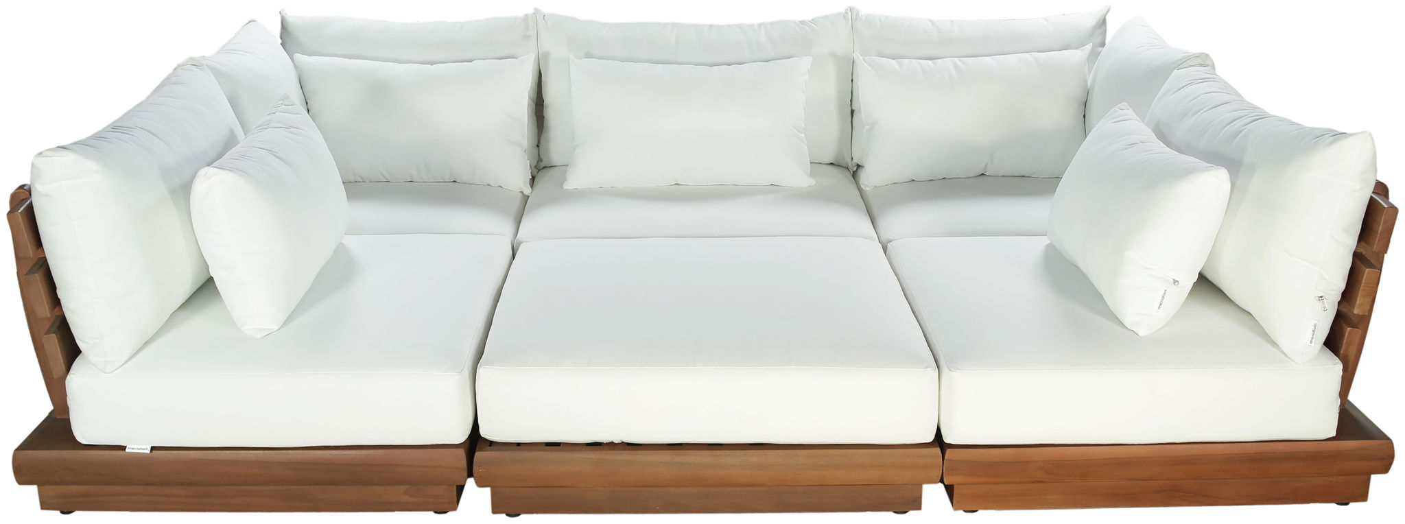 Mirella - 6 Piece Water Resistant Fabric Upholstered Outdoor Patio Modular Sectional - Urban Living Furniture (Los Angeles, CA)