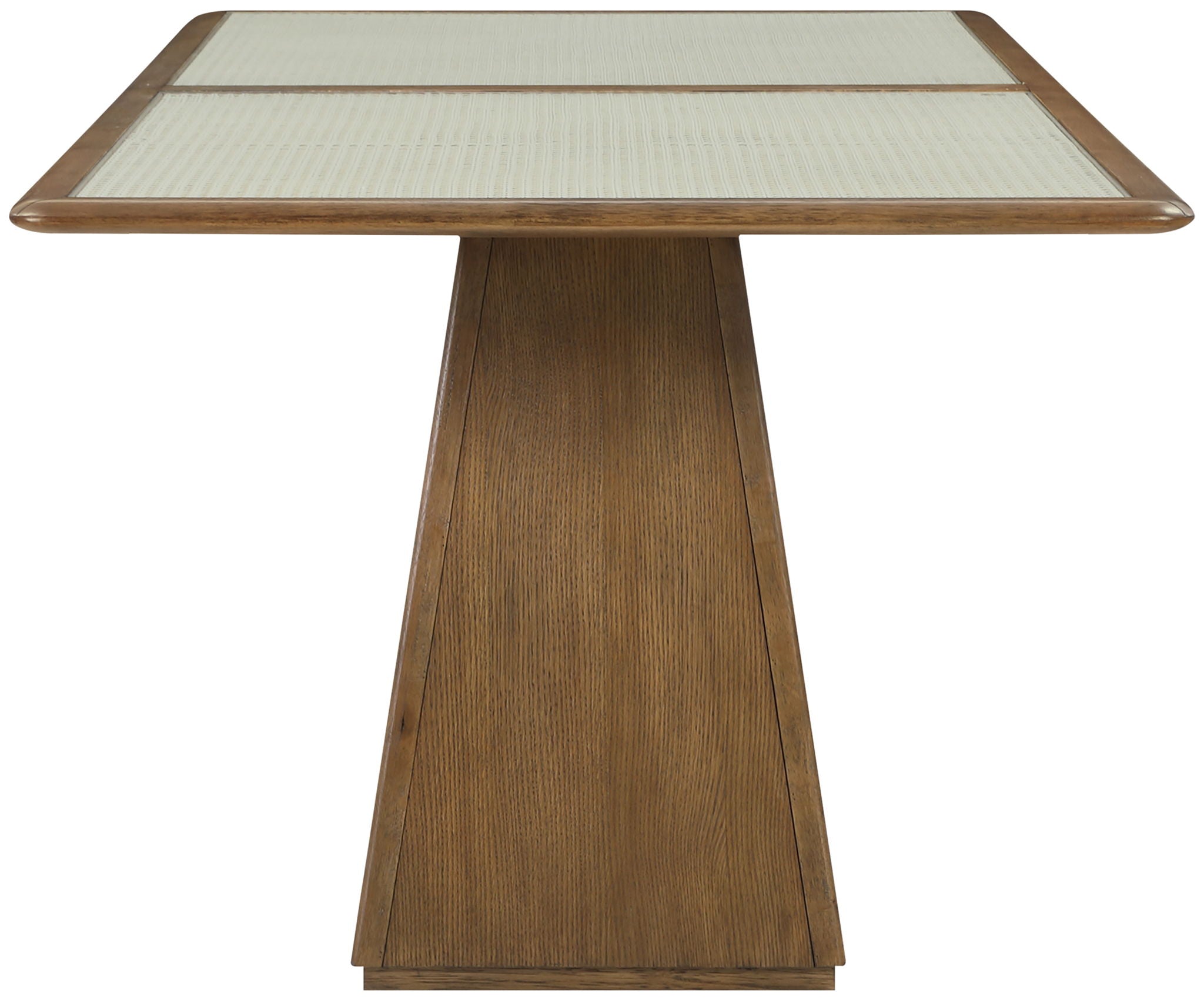 Atrium - Glass Top And Wood Base Dining Table