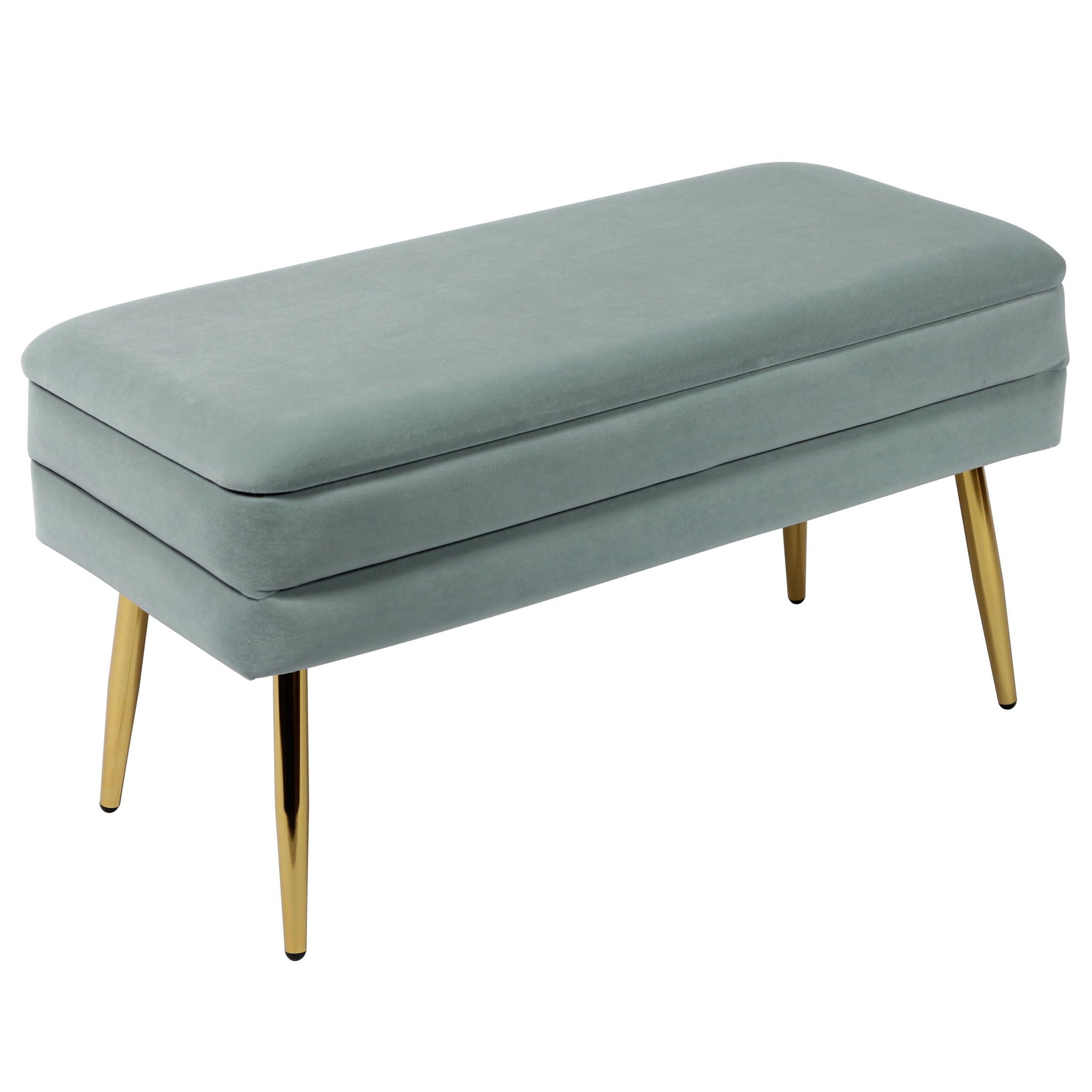 Ziva - Velvet Storage Bench - Urban Living Furniture (Los Angeles, CA)