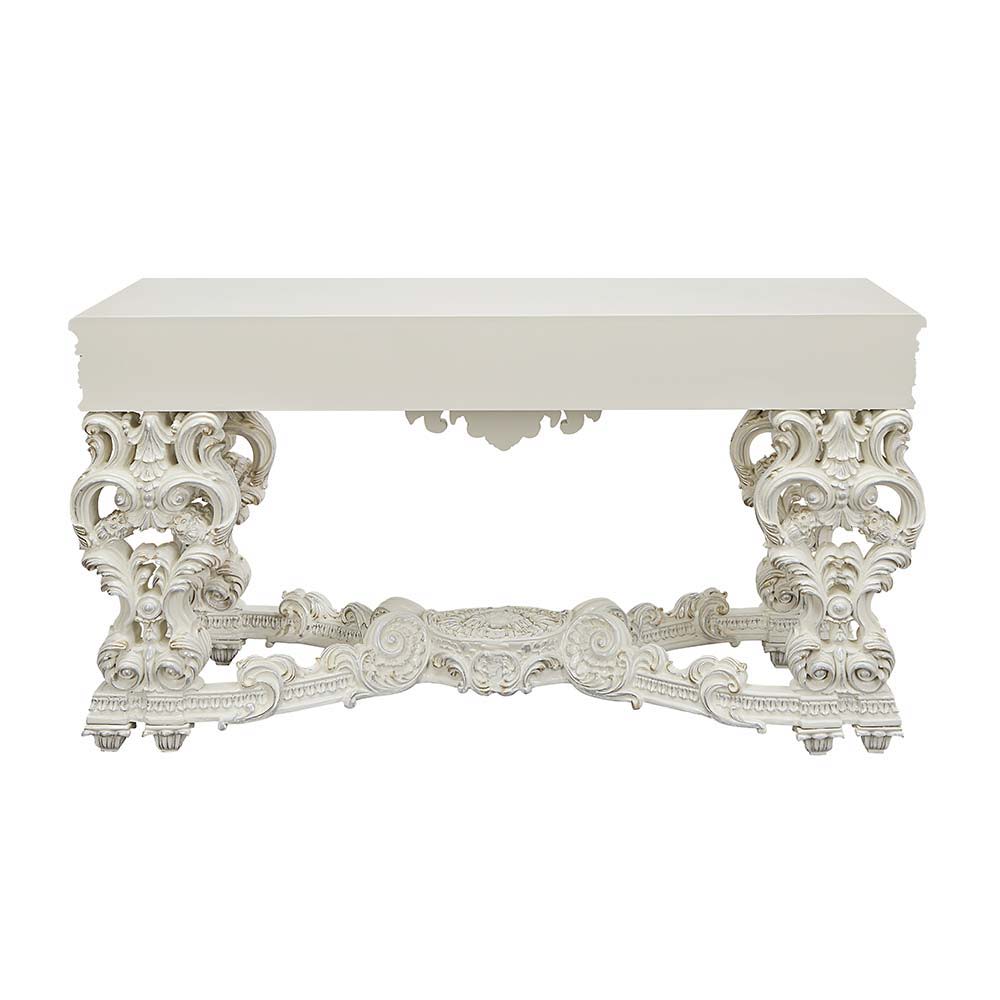 Adara - Sofa Table - Antique White Finish - Urban Living Furniture (Los Angeles, CA)