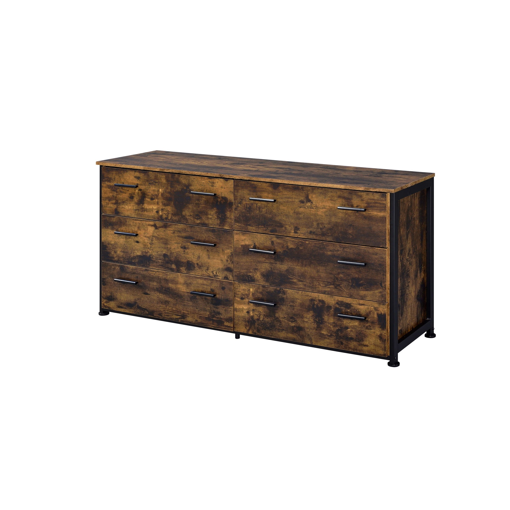 Juvanth - Dresser - Rustic Oak & Black Finish - Urban Living Furniture (Los Angeles, CA)