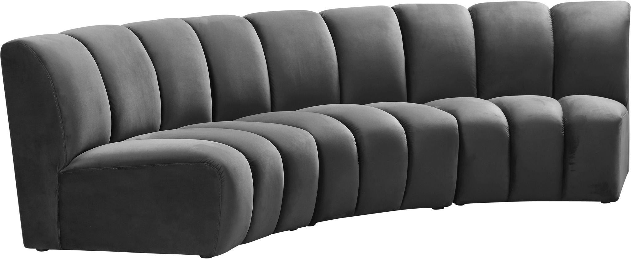 Infinity - 3 Piece Velvet Modular Sectional - Urban Living Furniture (Los Angeles, CA)