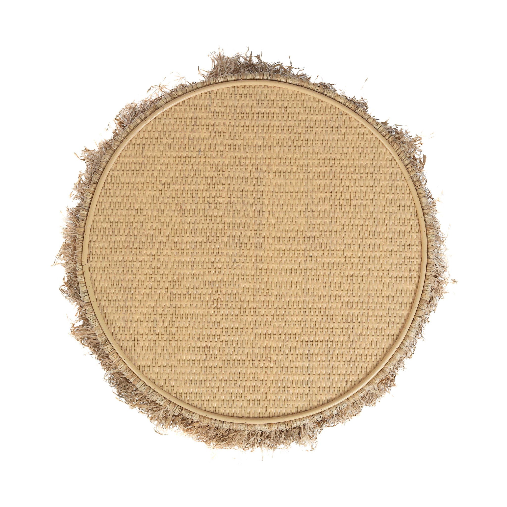 Luau - Rattan Round End Table - Natural