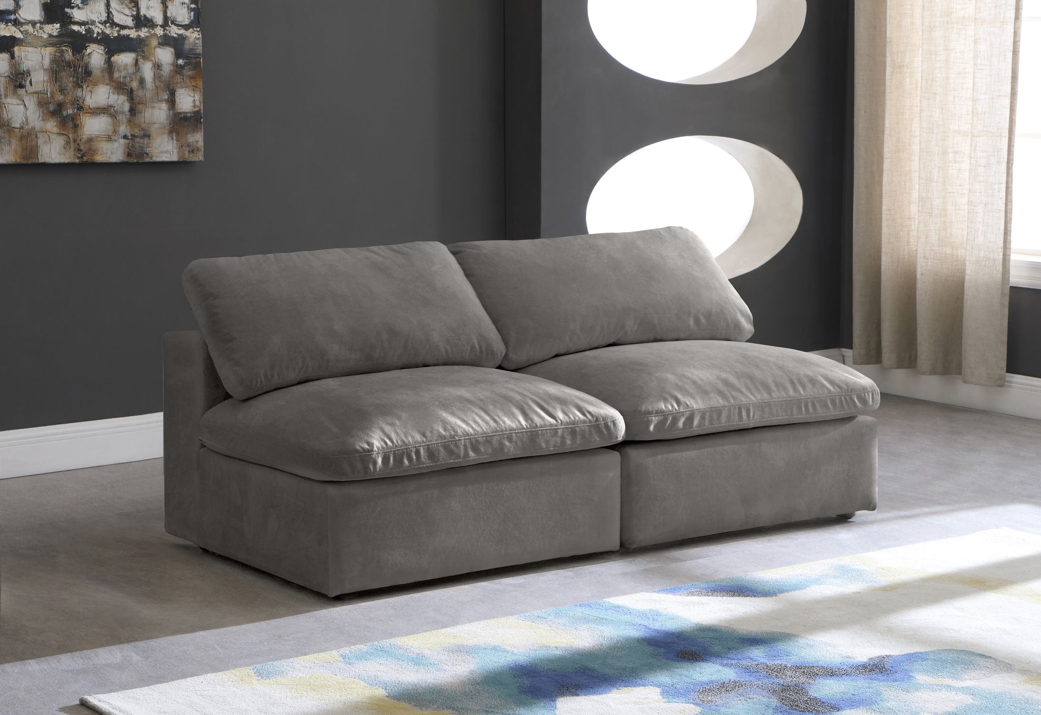 Cozy - Modular Armless 2 Seat Sofa - Urban Living Furniture (Los Angeles, CA)
