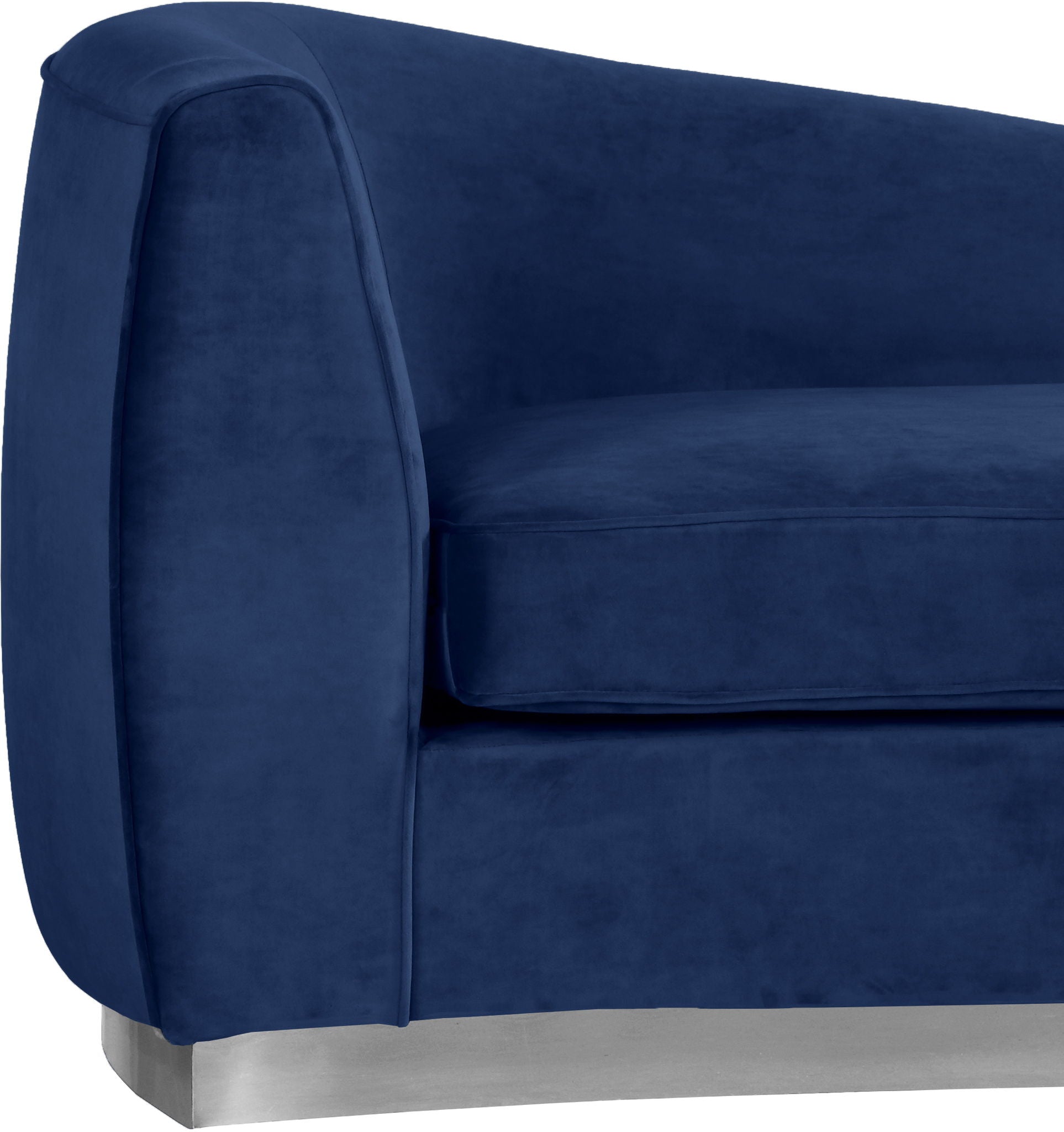 Julian - Chaise with Chrome Base - Urban Living Furniture (Los Angeles, CA)