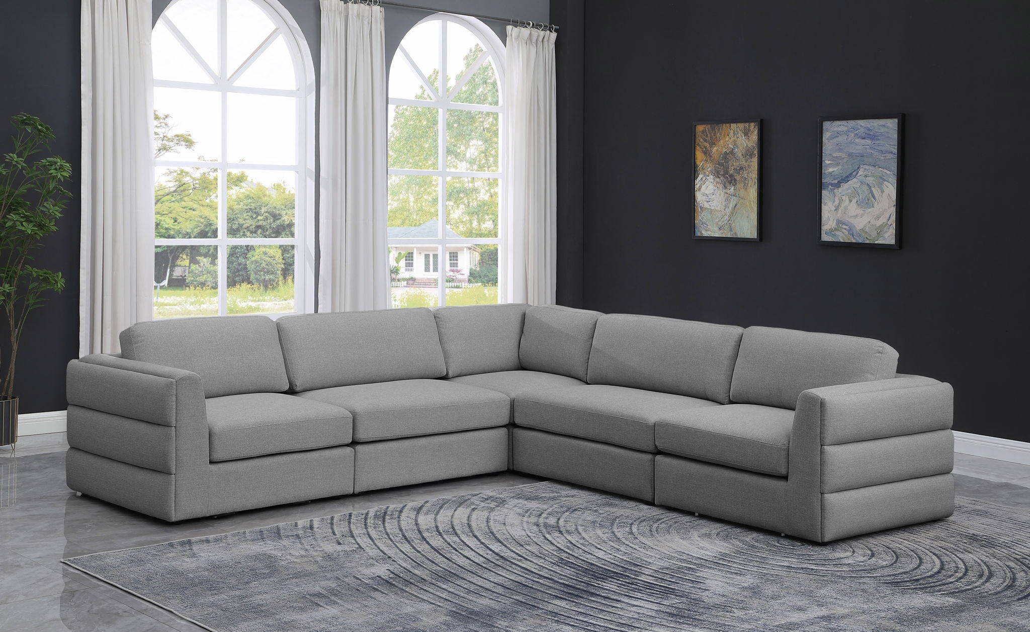 Beckham - 5 Piece Modular Corner Sectional - Urban Living Furniture (Los Angeles, CA)