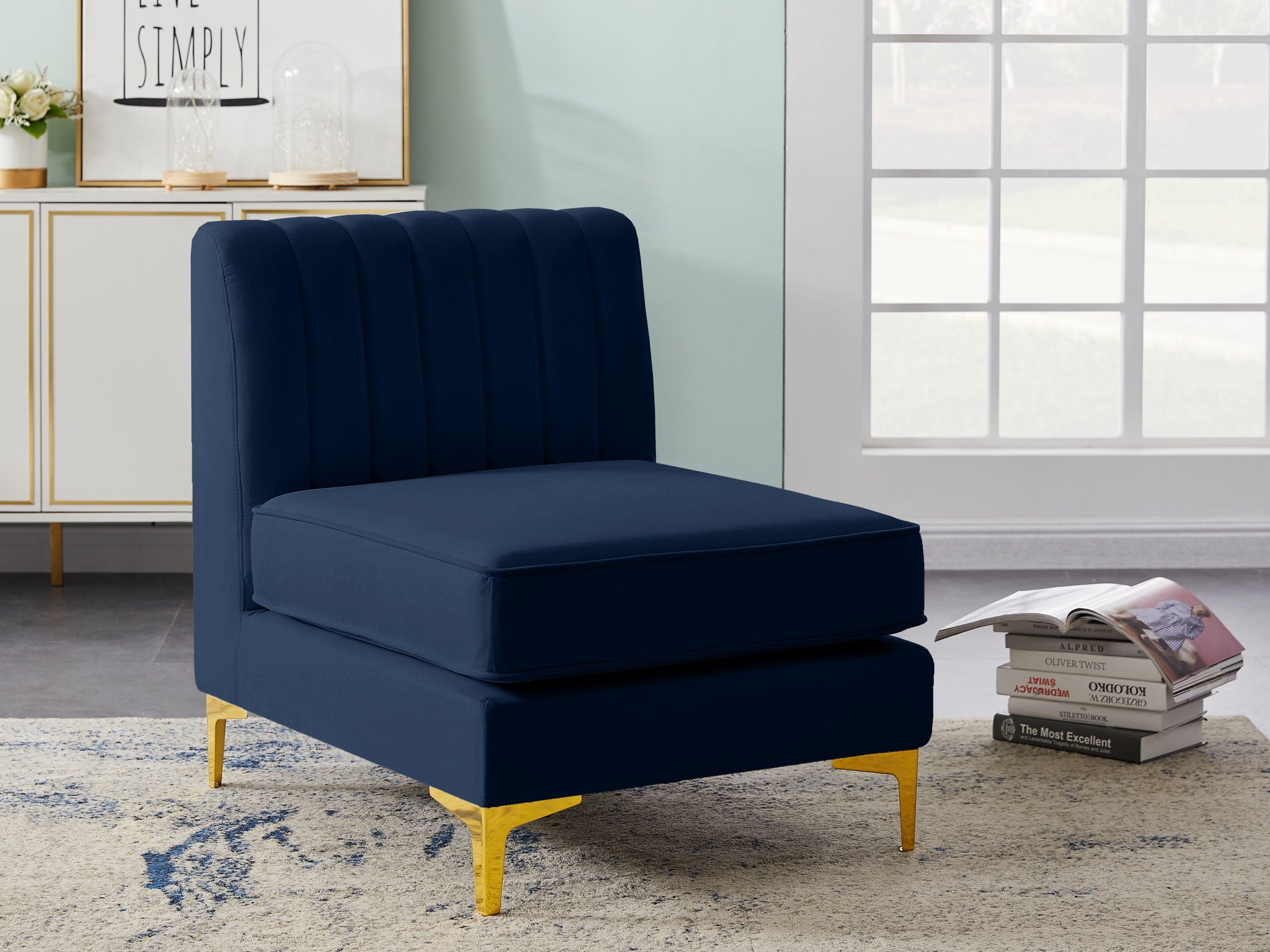 Alina - Armless Chair - Urban Living Furniture (Los Angeles, CA)