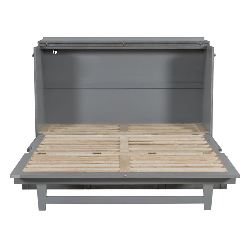 Murphy Bed With Large Drawers And USB Ports