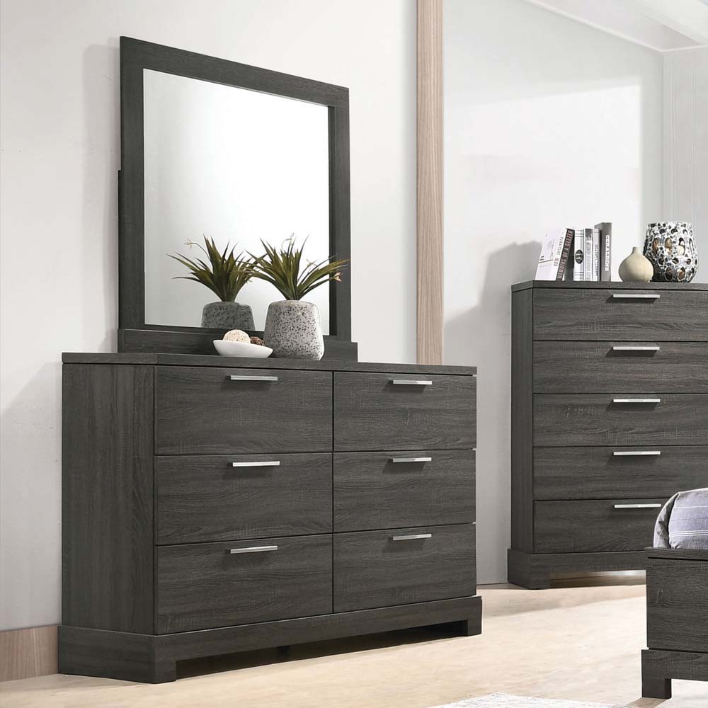 Lantha - Mirror - Gray Oak - Urban Living Furniture (Los Angeles, CA)