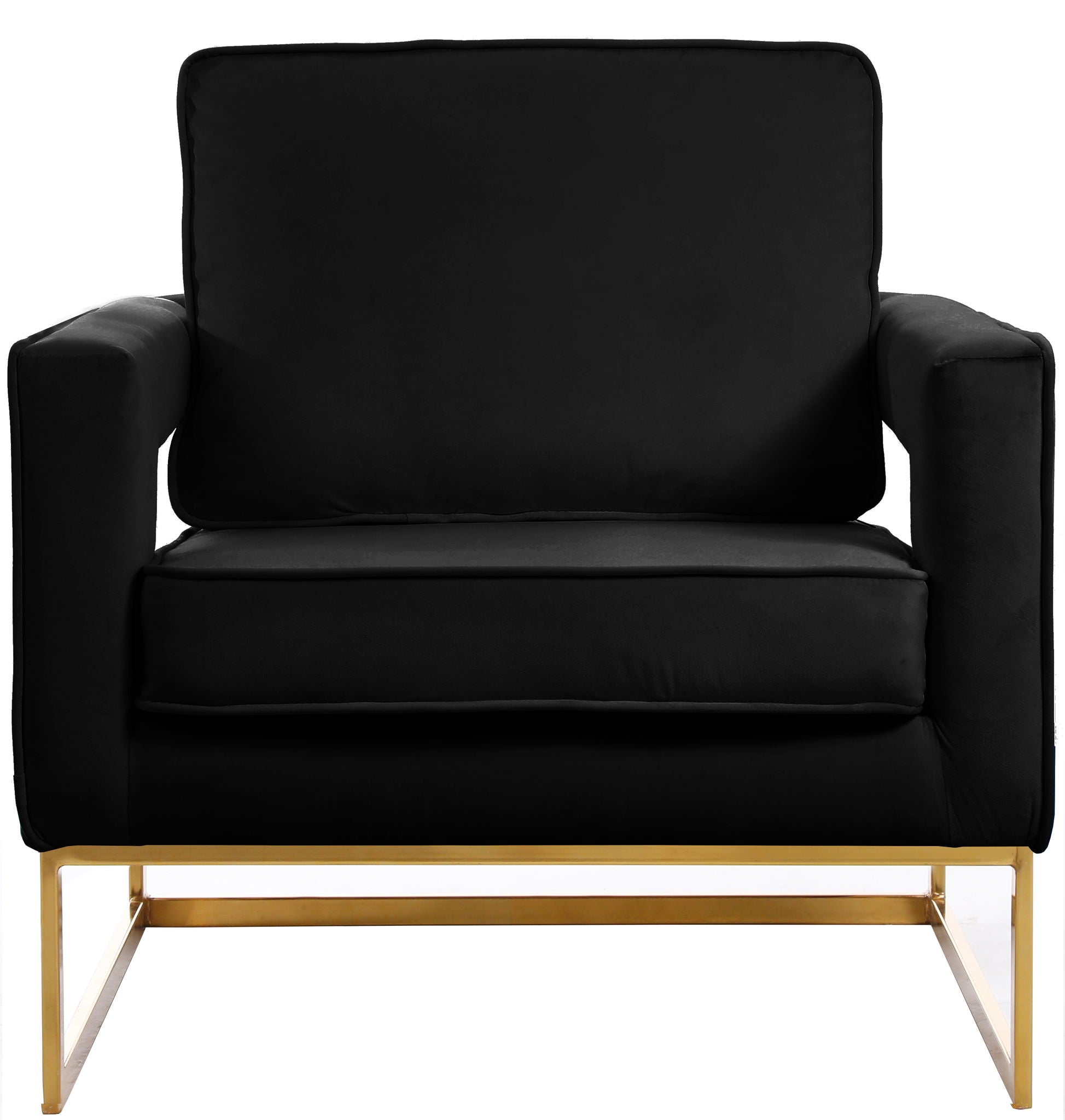 Noah - Accent Chair with Gold Legs - Urban Living Furniture (Los Angeles, CA)