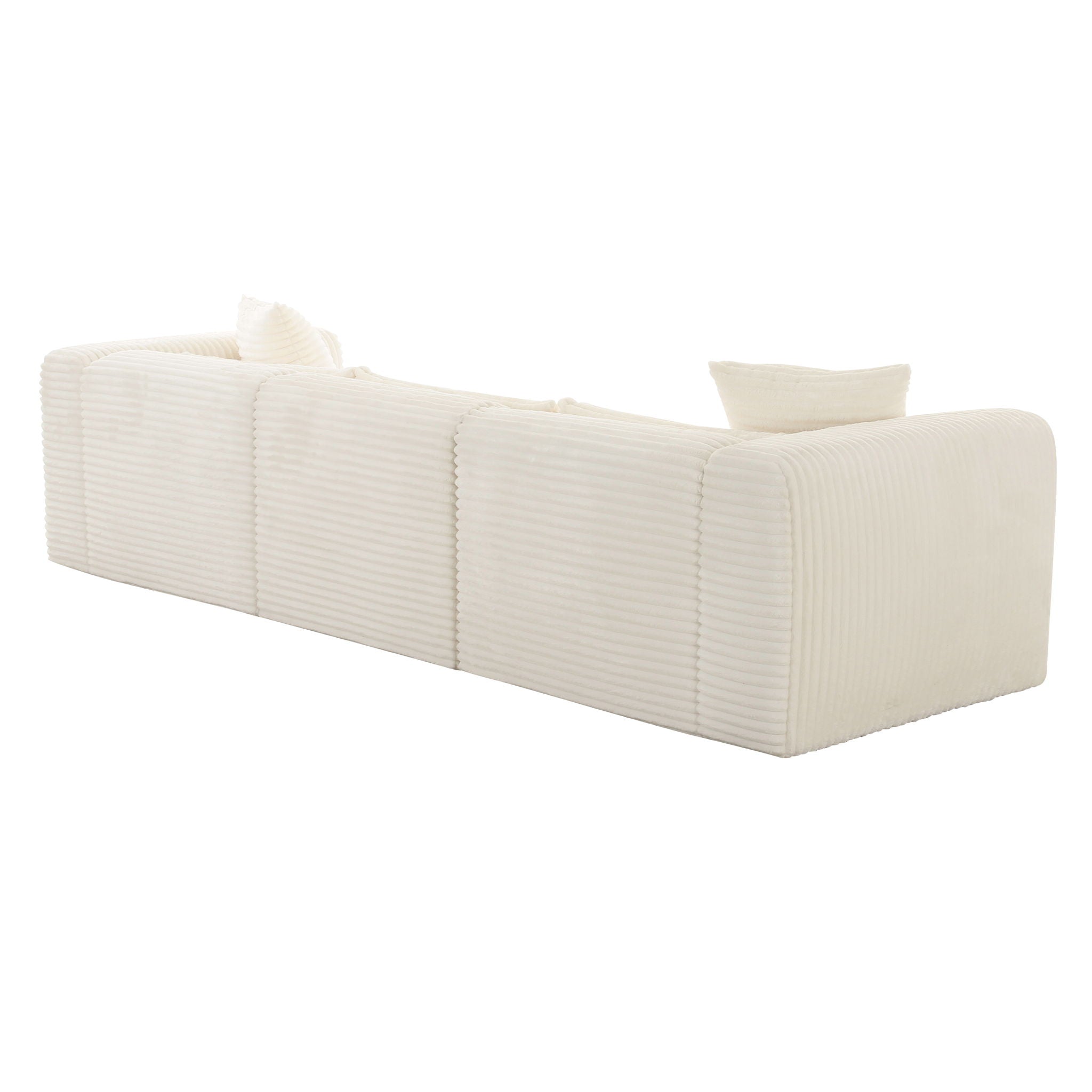 Tarra - Fluffy Oversized Corduroy Modular Sofa - Urban Living Furniture (Los Angeles, CA)