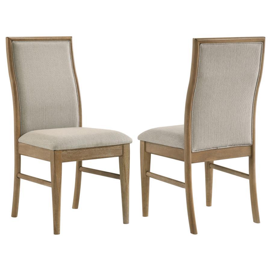 Adina - Upholstered Dining Side Chair (Set of 2) - Barley - Urban Living Furniture (Los Angeles, CA)