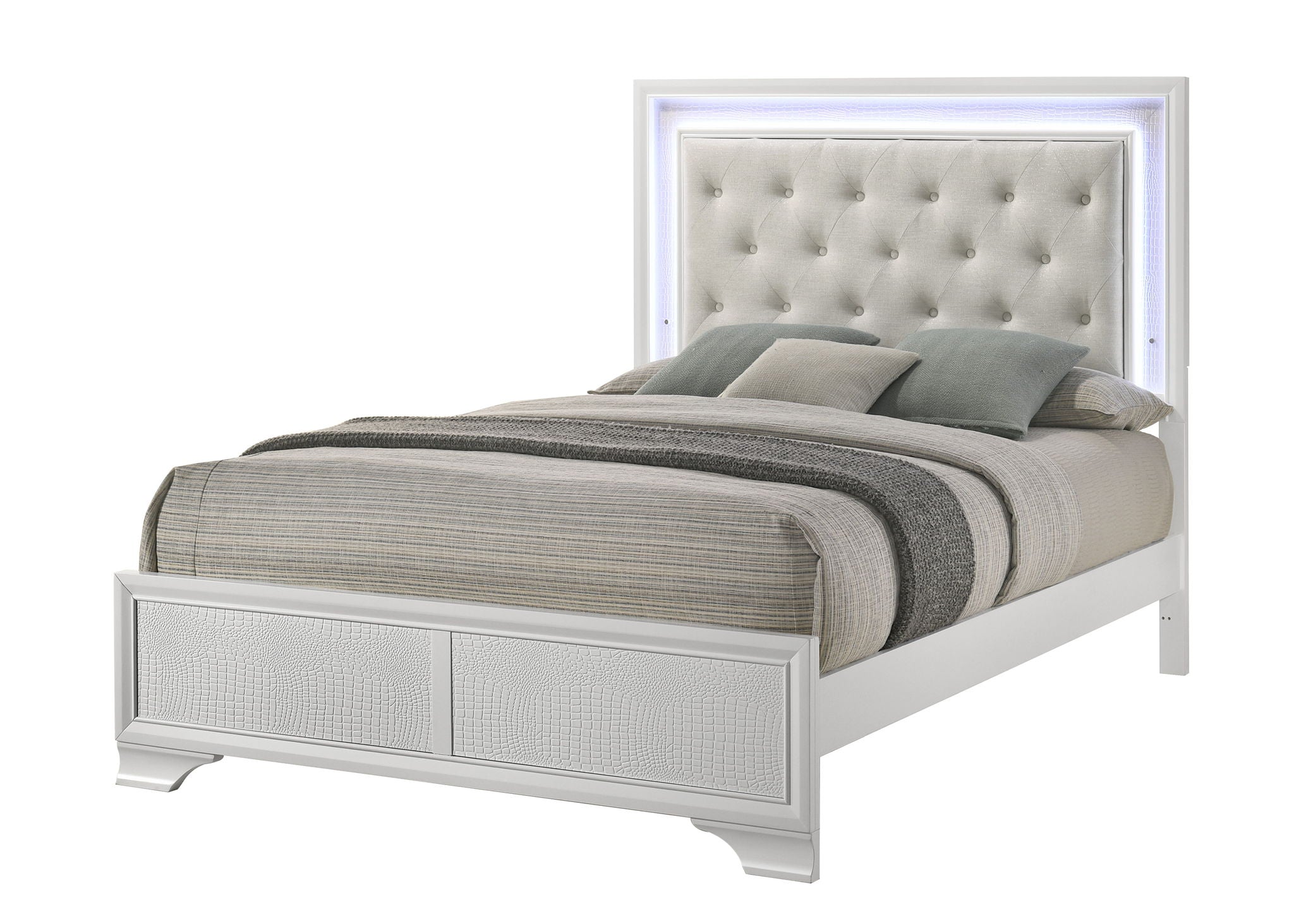 Lyssa - Bed With LED - Urban Living Furniture (Los Angeles, CA)