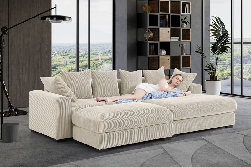 Duke - 4 Piece Upholstered Sectional - Urban Living Furniture (Los Angeles, CA)
