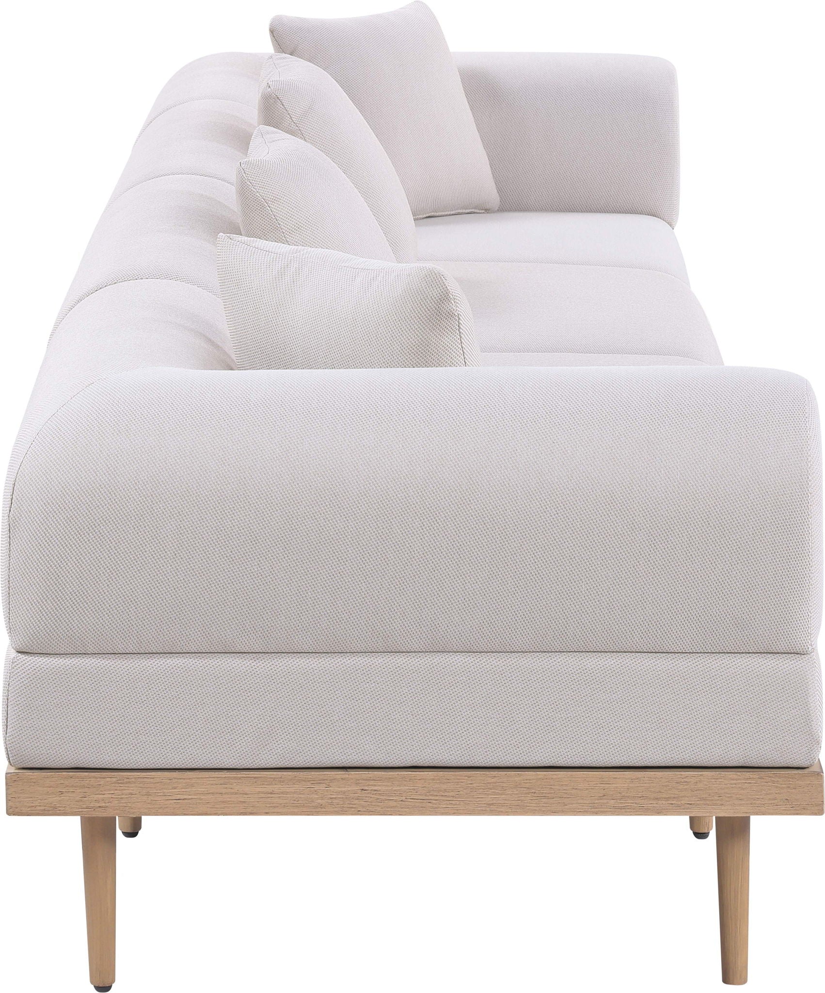 Laguna - 4 Piece Resilient Water Resistant Fabric 142" Upholstered Outdoor Patio Modular Sofa - Urban Living Furniture (Los Angeles, CA)