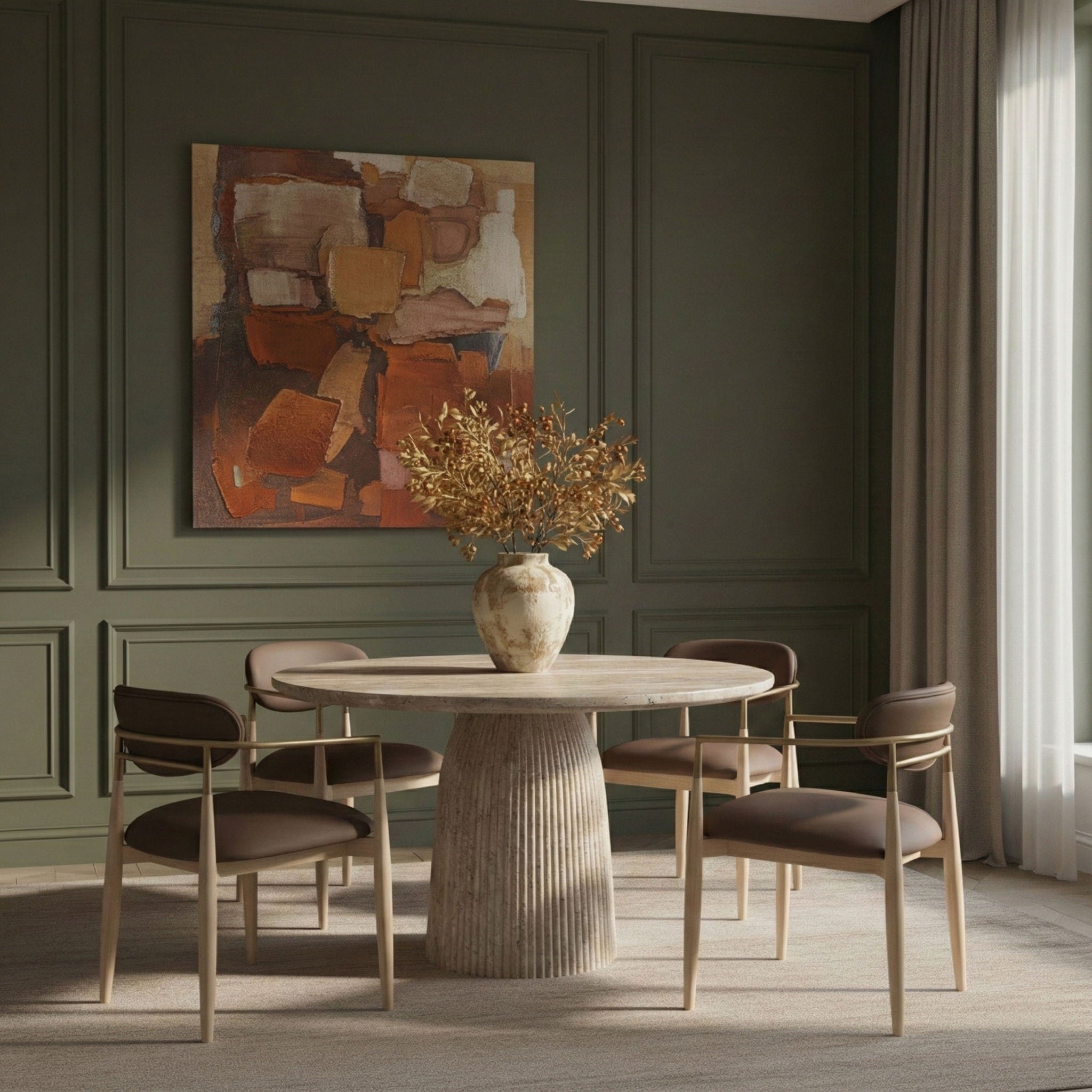 Venosa - Traverine Table - Urban Living Furniture (Los Angeles, CA)