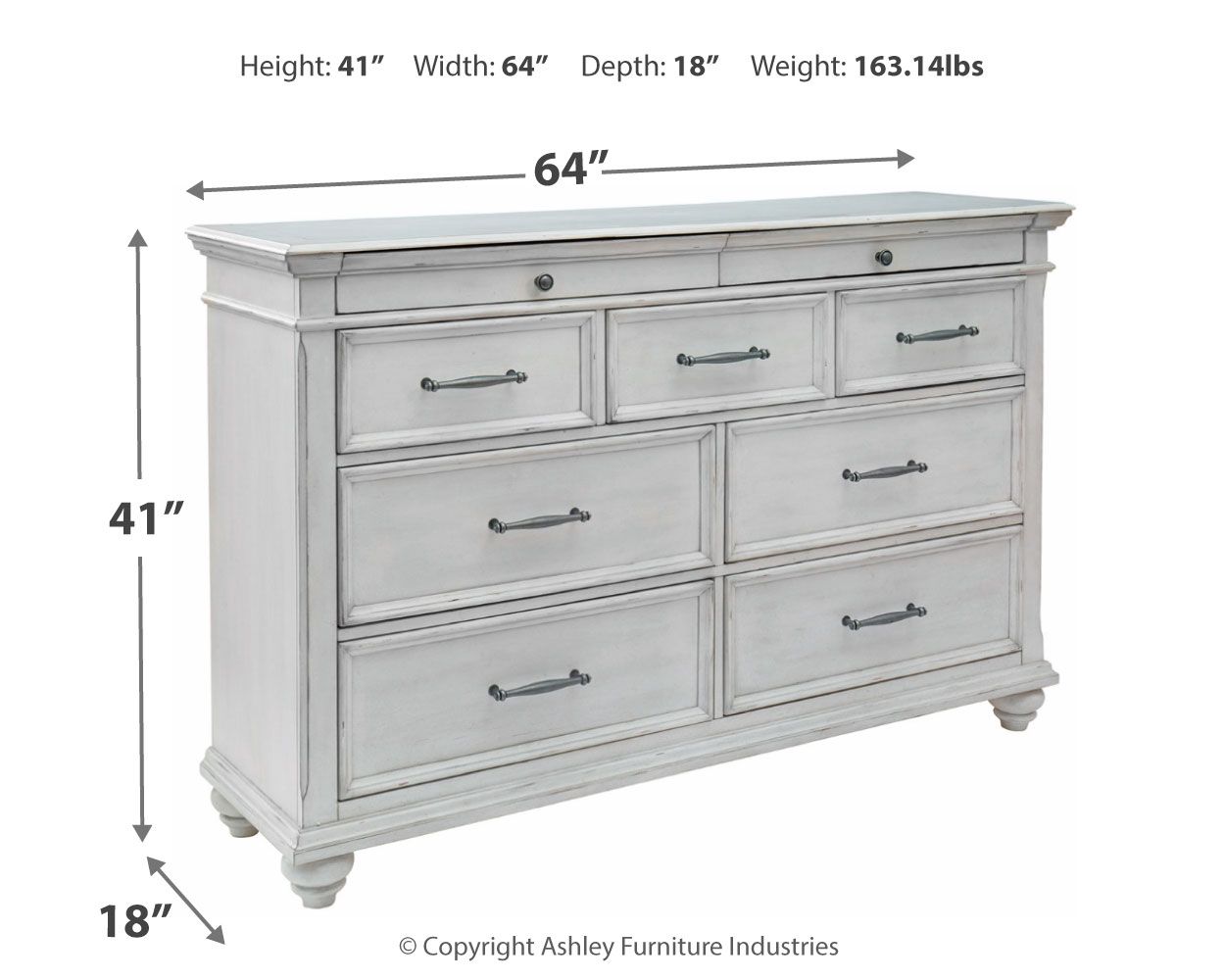 Kanwyn - Dresser, Mirror - Urban Living Furniture (Los Angeles, CA)