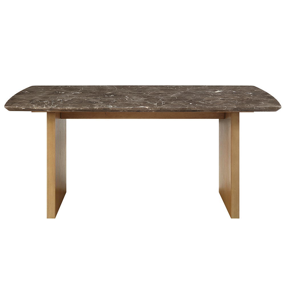Jaramillo - Dining Table - Marble Top & Natural Finish - Urban Living Furniture (Los Angeles, CA)