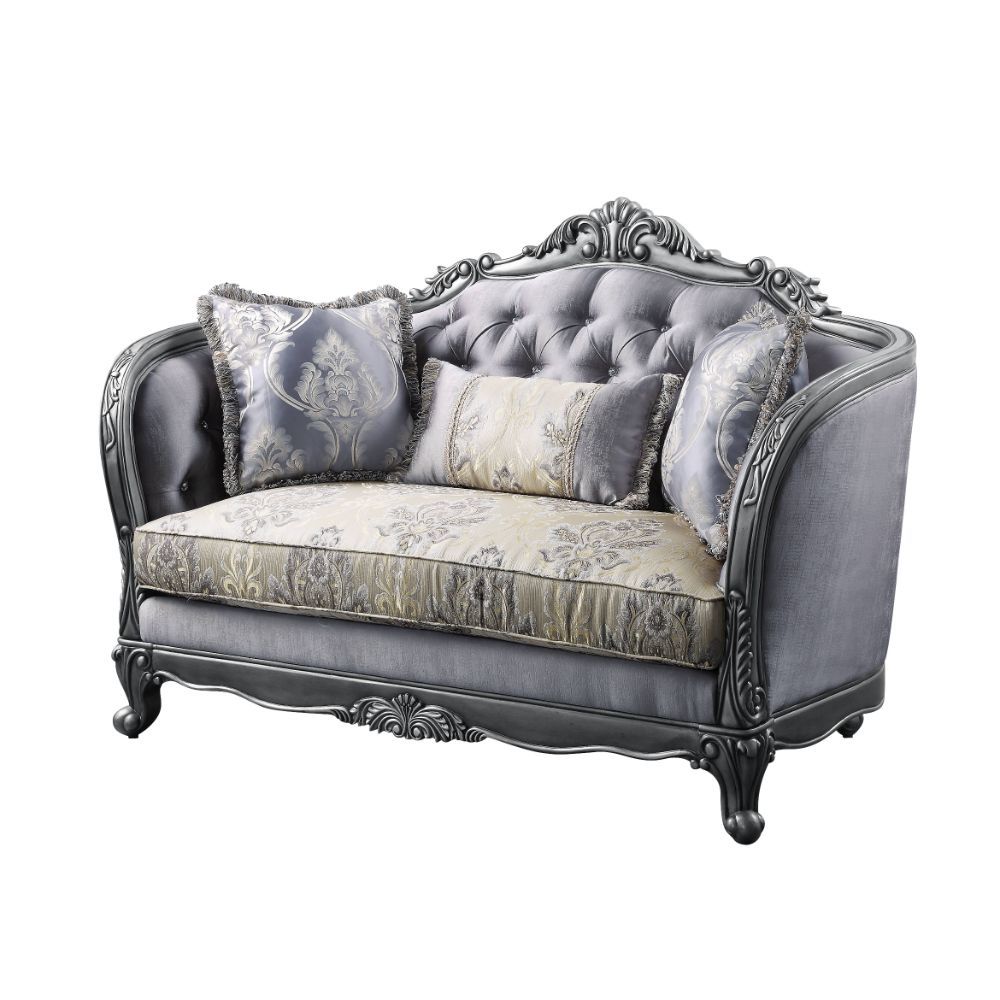 Ariadne - Loveseat - Fabric & Platinum - Urban Living Furniture (Los Angeles, CA)