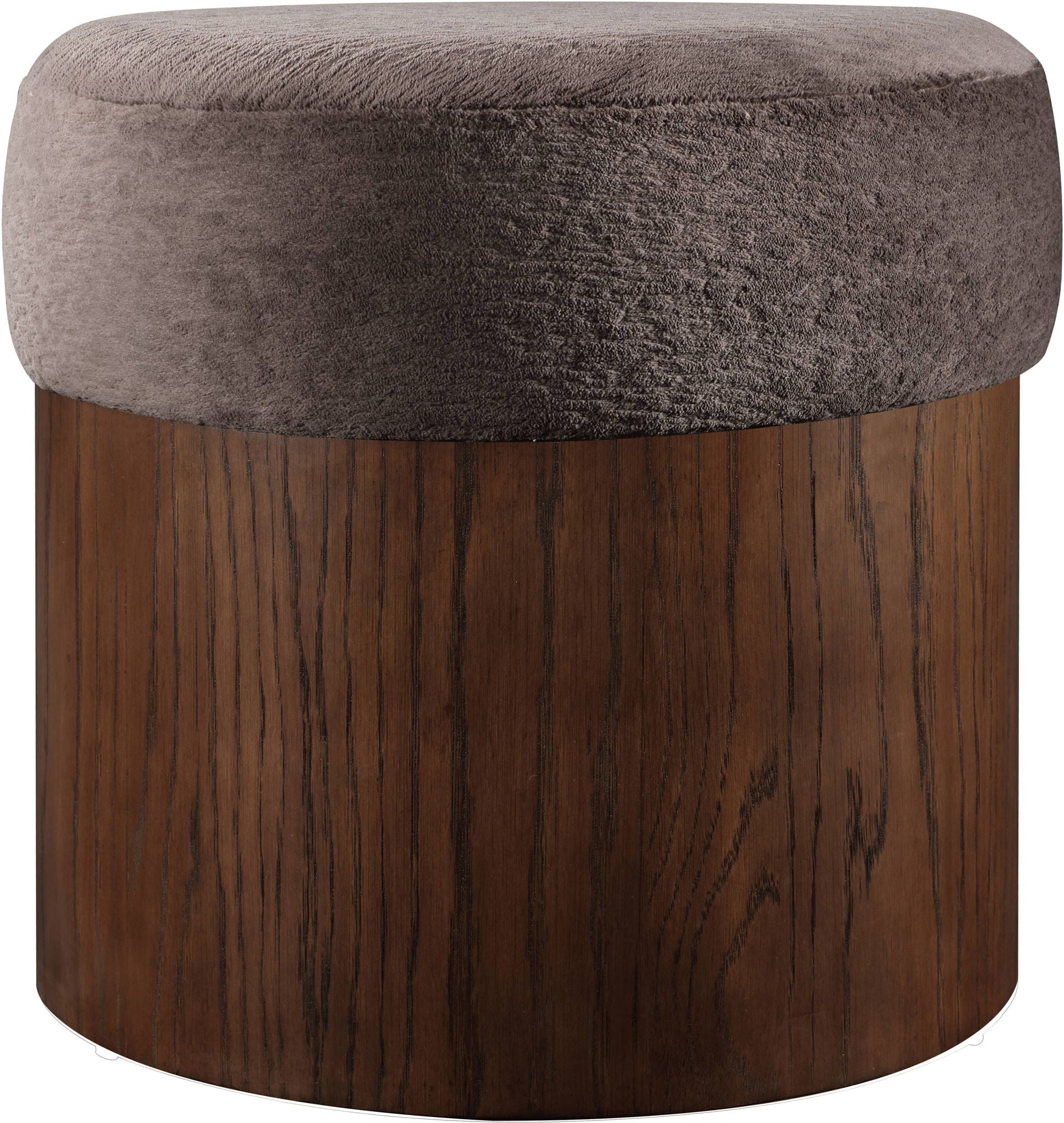 Nimes - Ottoman / Stool With Brown Base - Urban Living Furniture (Los Angeles, CA)