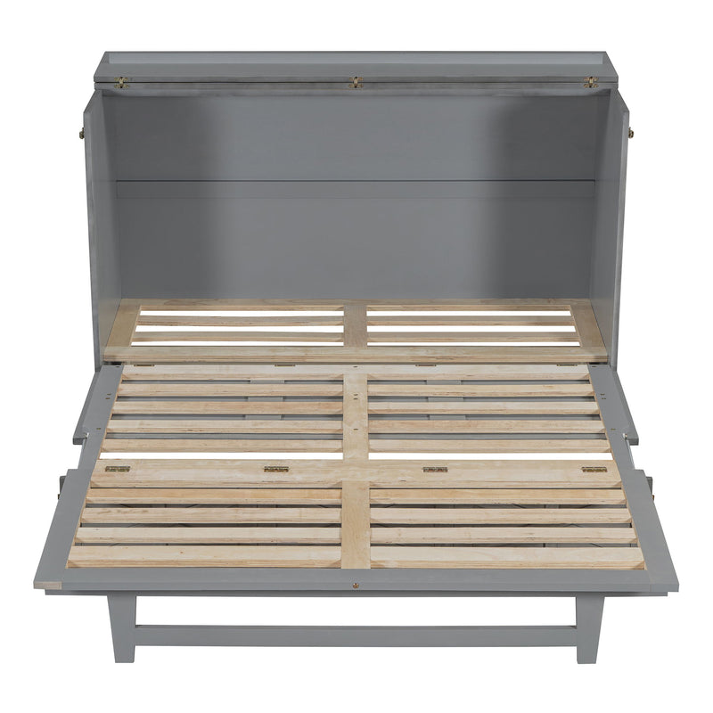 Murphy Bed With Large Drawers And USB Ports