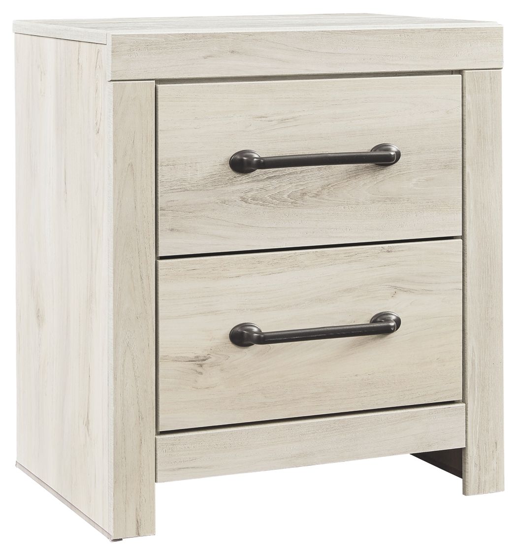 Cambeck - Whitewash - Two Drawer Night Stand - Urban Living Furniture (Los Angeles, CA)
