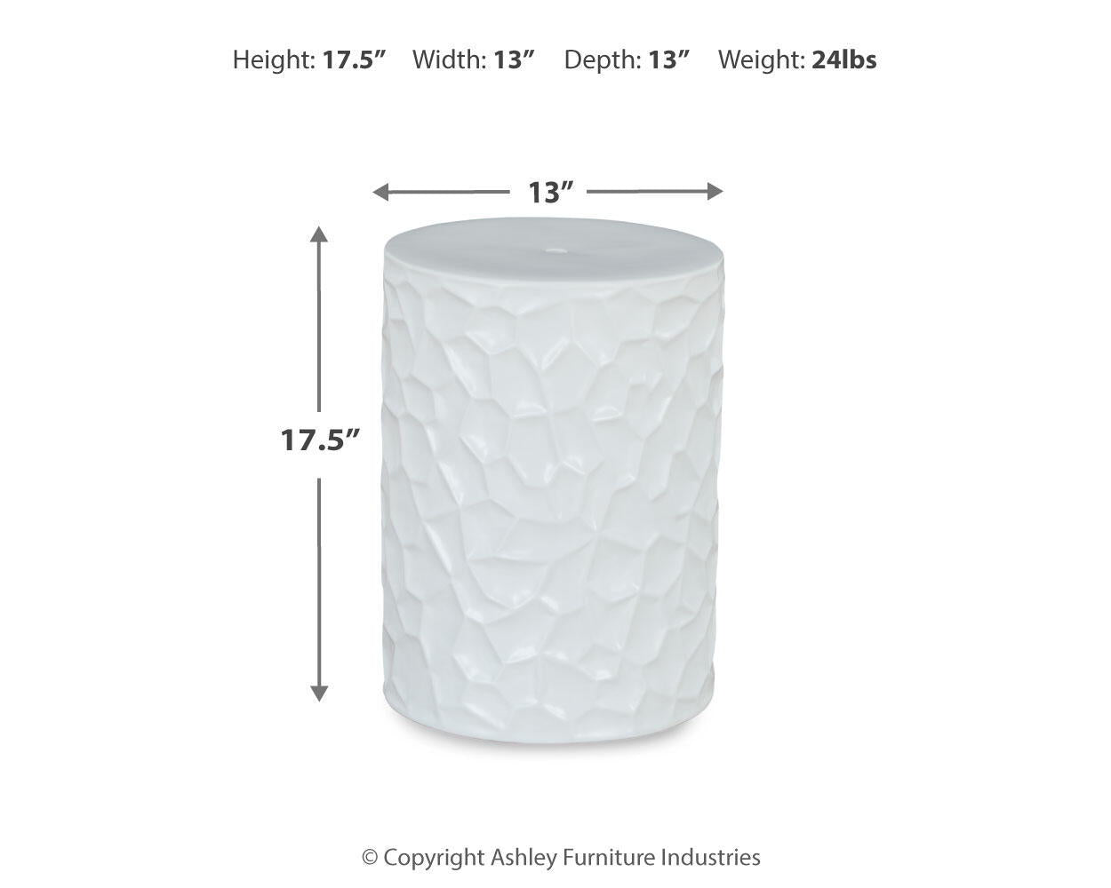 Jungrove - Stool - White - Urban Living Furniture (Los Angeles, CA)
