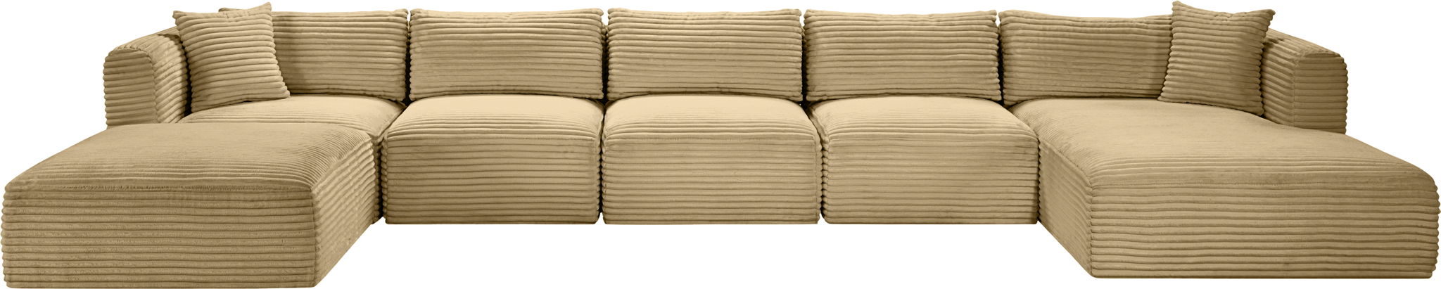 Shaggy - 6 Piece Modular Sectional With Chaise And Ottoman - Urban Living Furniture (Los Angeles, CA)