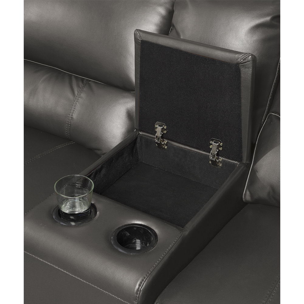 Saul - Power Motion Sectional Sofa - Gray - Urban Living Furniture (Los Angeles, CA)