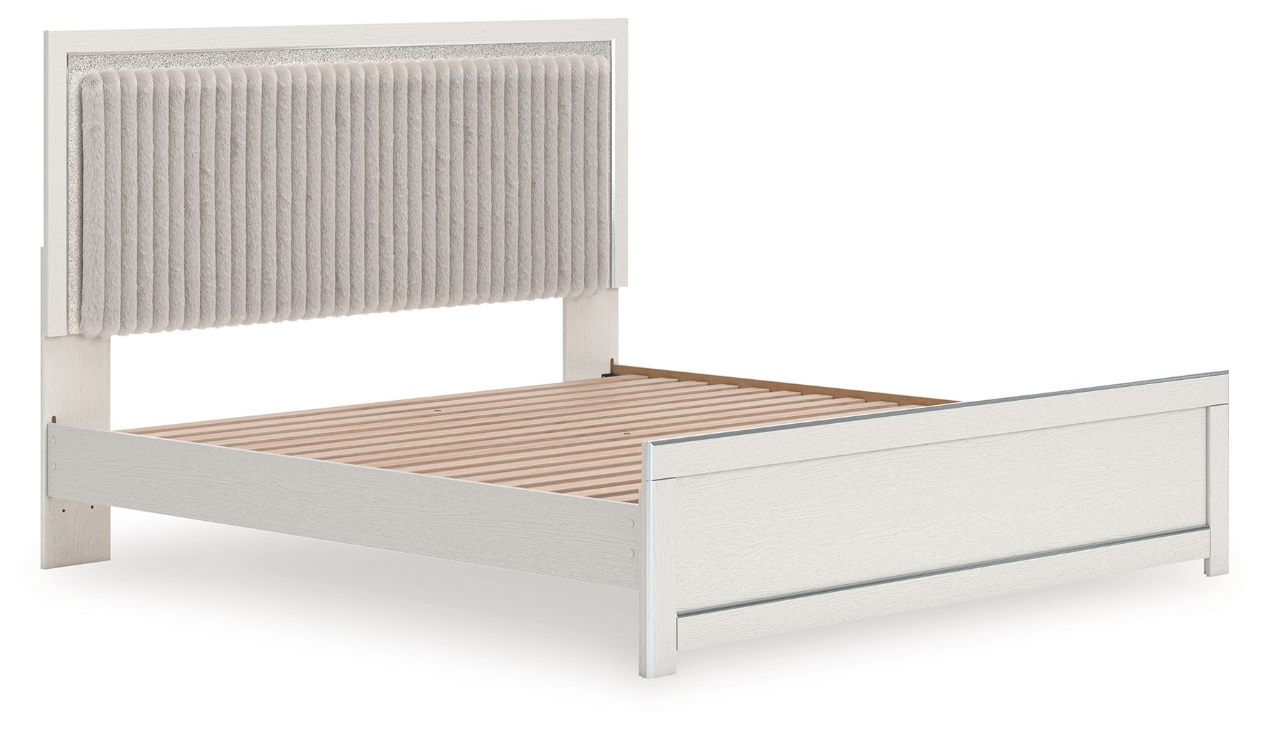 Zuraleus - Upholstered Panel Platform Bed With Roll Slats - Urban Living Furniture (Los Angeles, CA)