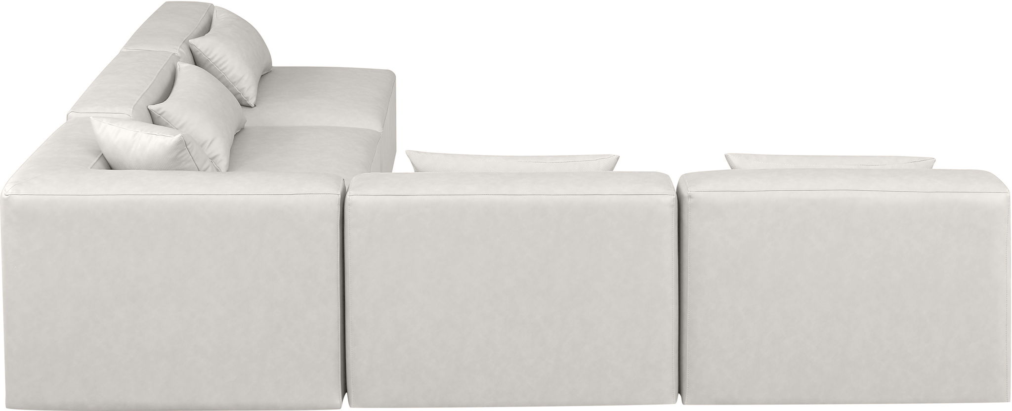 Cube - 5 Piece Modular Corner Armless Sectional - Urban Living Furniture (Los Angeles, CA)