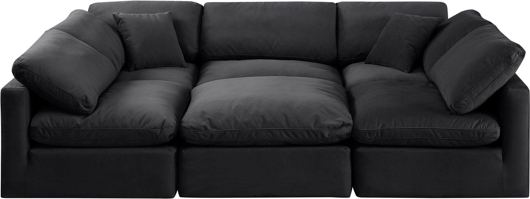 Indulge - Velvet 6 Piece Modular Sectional - Urban Living Furniture (Los Angeles, CA)