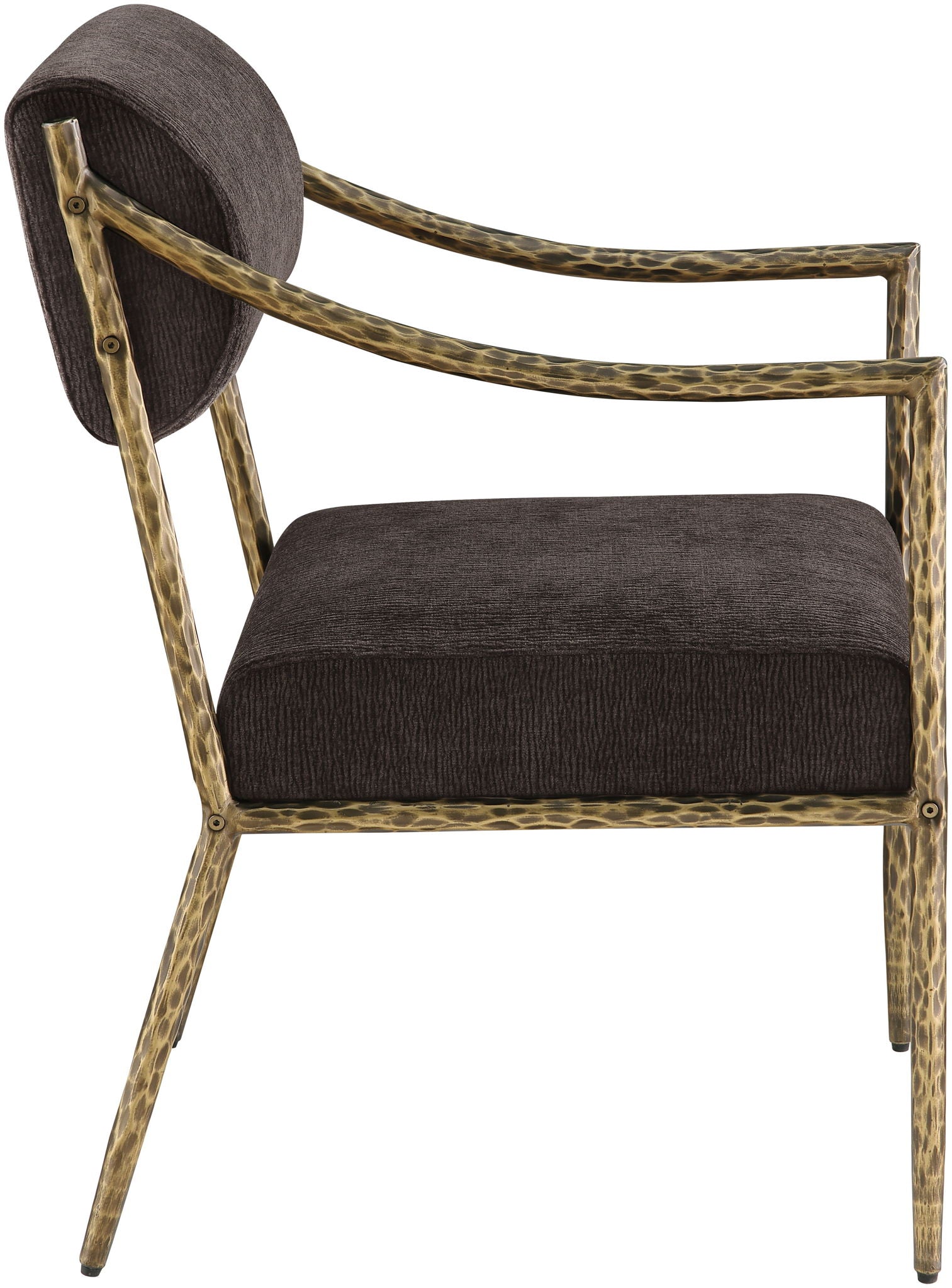 Bastille - Upholstered Dining Arm Chair (Set of 2) - Brass Frame - Urban Living Furniture (Los Angeles, CA)