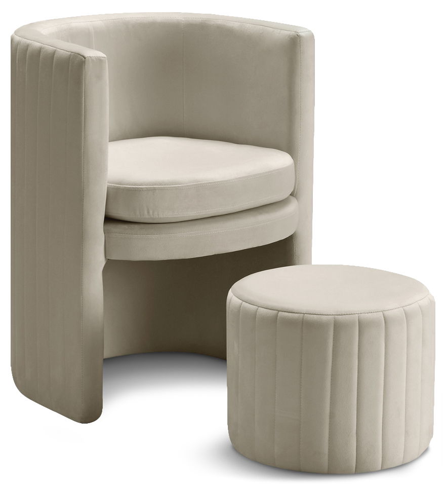 Selena - Accent Chair and Ottoman Set - Urban Living Furniture (Los Angeles, CA)